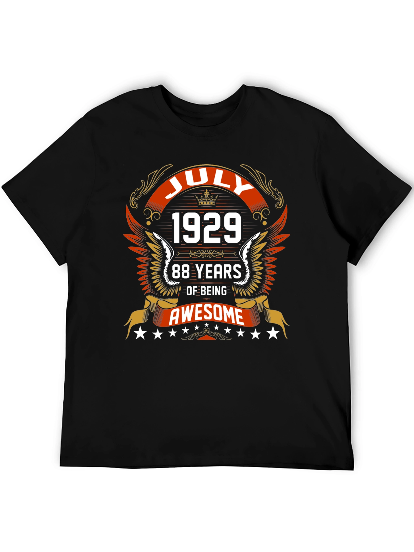 July 1929 Birthday T-Shirt - 88 Years of Awesome!