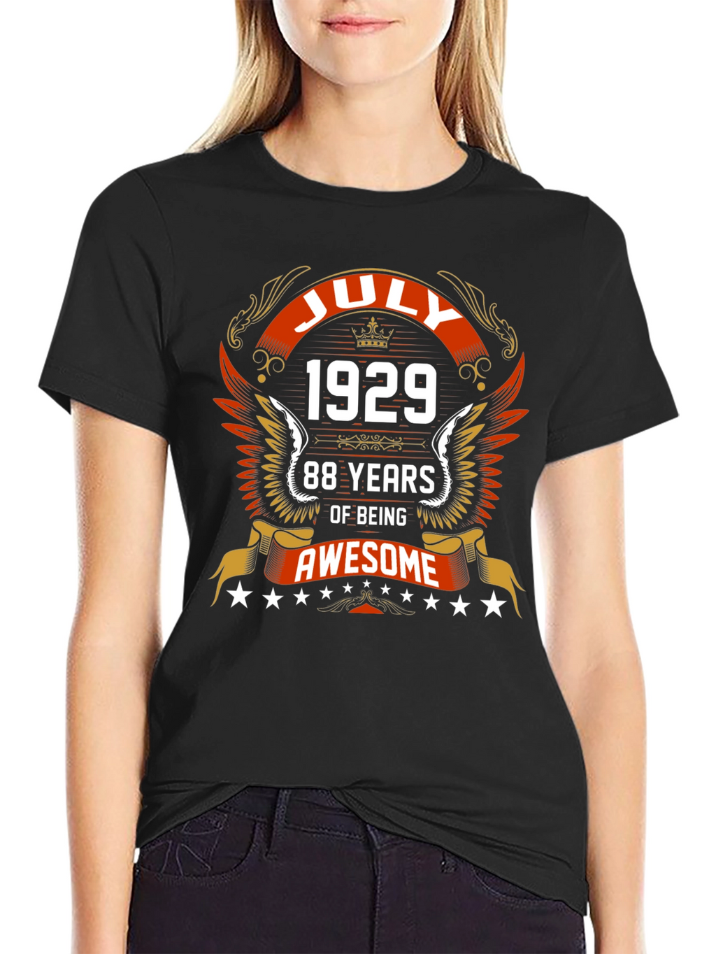 July 1929 Birthday T-Shirt - 88 Years of Awesome!