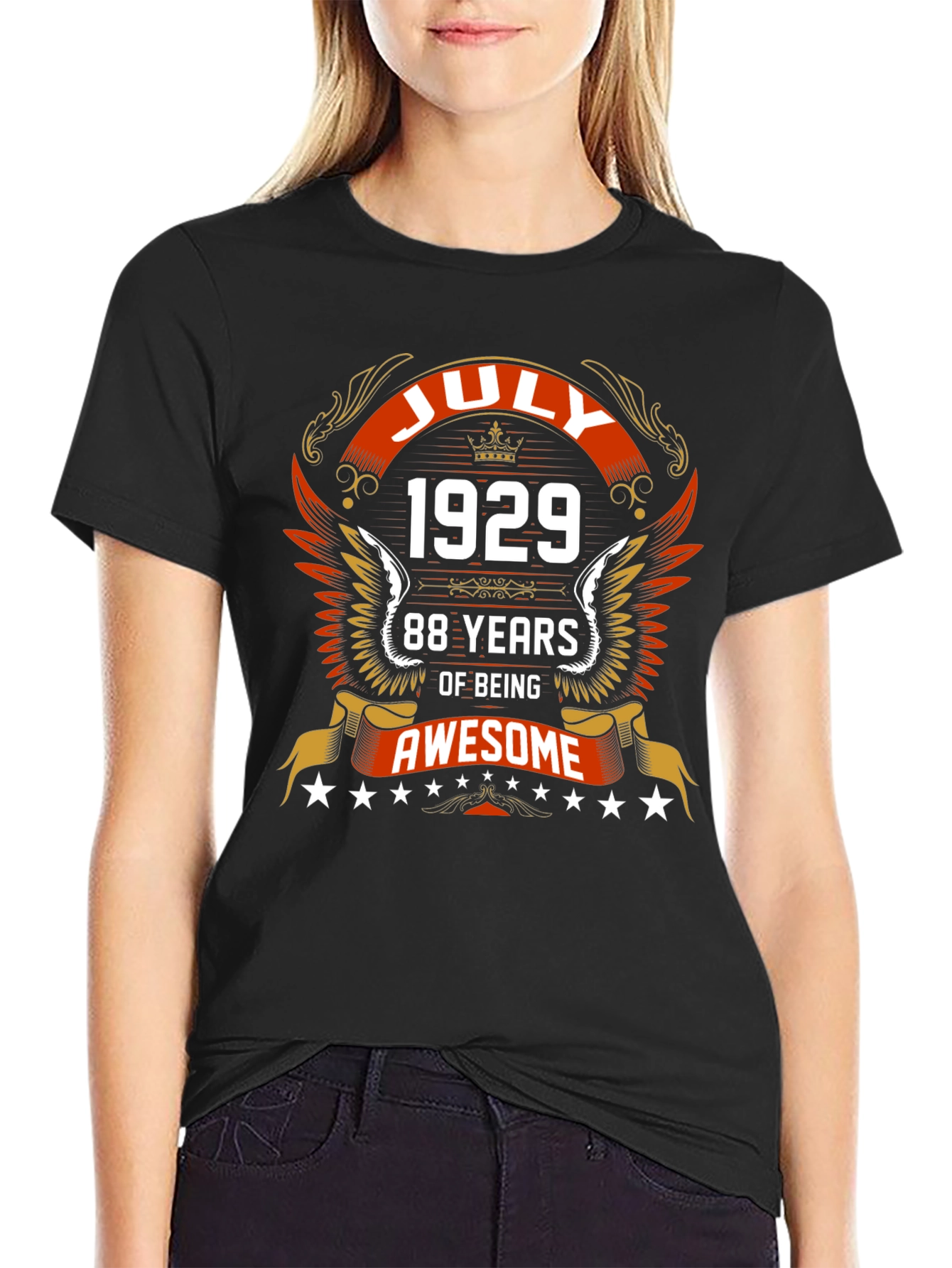 July 1929 Birthday T-Shirt - 88 Years of Awesome!