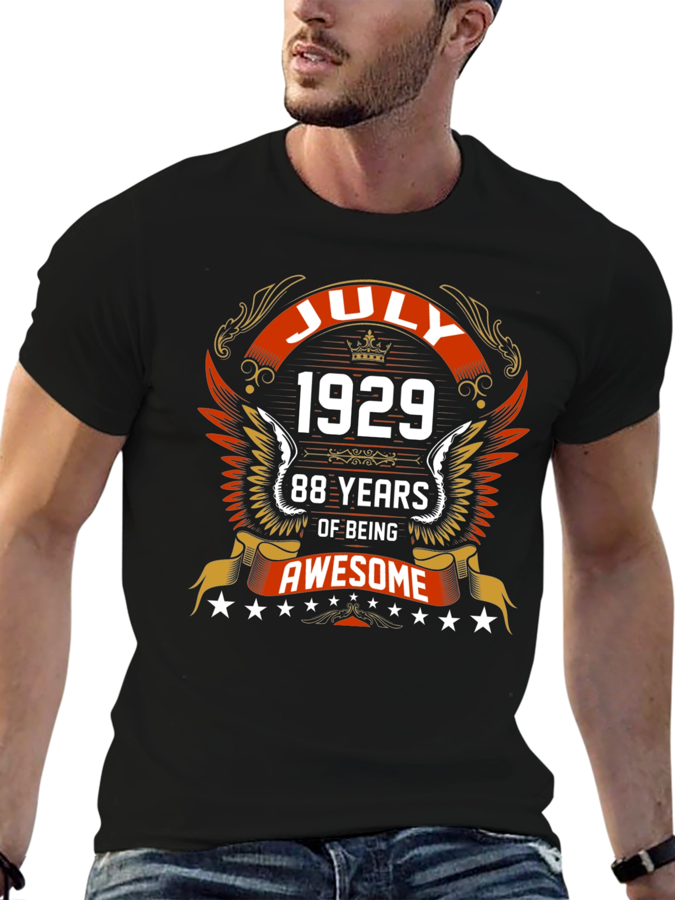 July 1929 Birthday T-Shirt - 88 Years of Awesome!