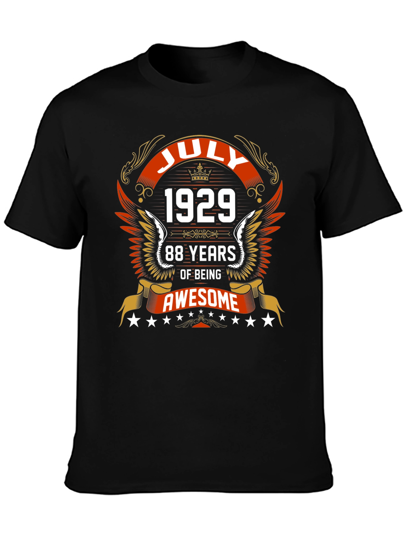 July 1929 Birthday T-Shirt - 88 Years of Awesome!