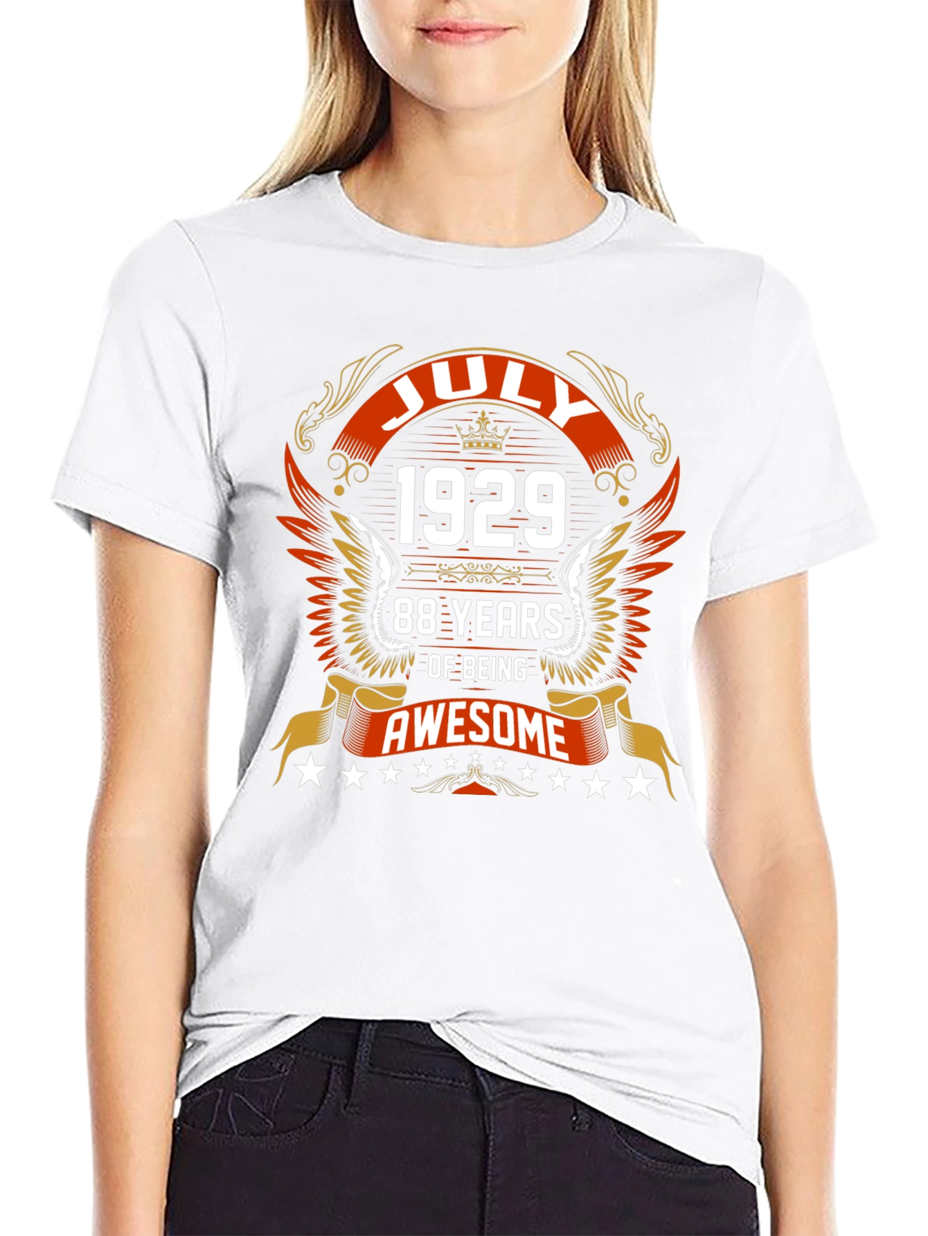 July 1929 Birthday T-Shirt - 88 Years of Awesome!