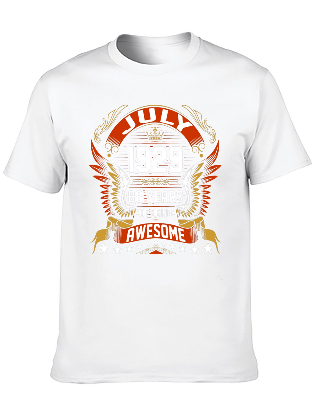 July 1929 Birthday T-Shirt - 88 Years of Awesome!