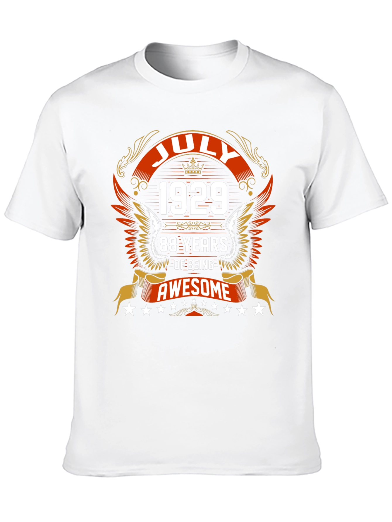 July 1929 Birthday T-Shirt - 88 Years of Awesome!