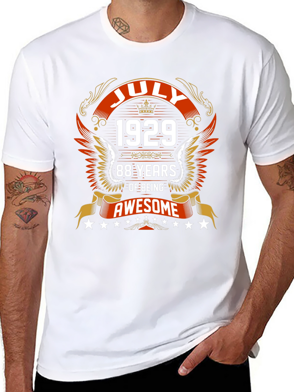 July 1929 Birthday T-Shirt - 88 Years of Awesome!