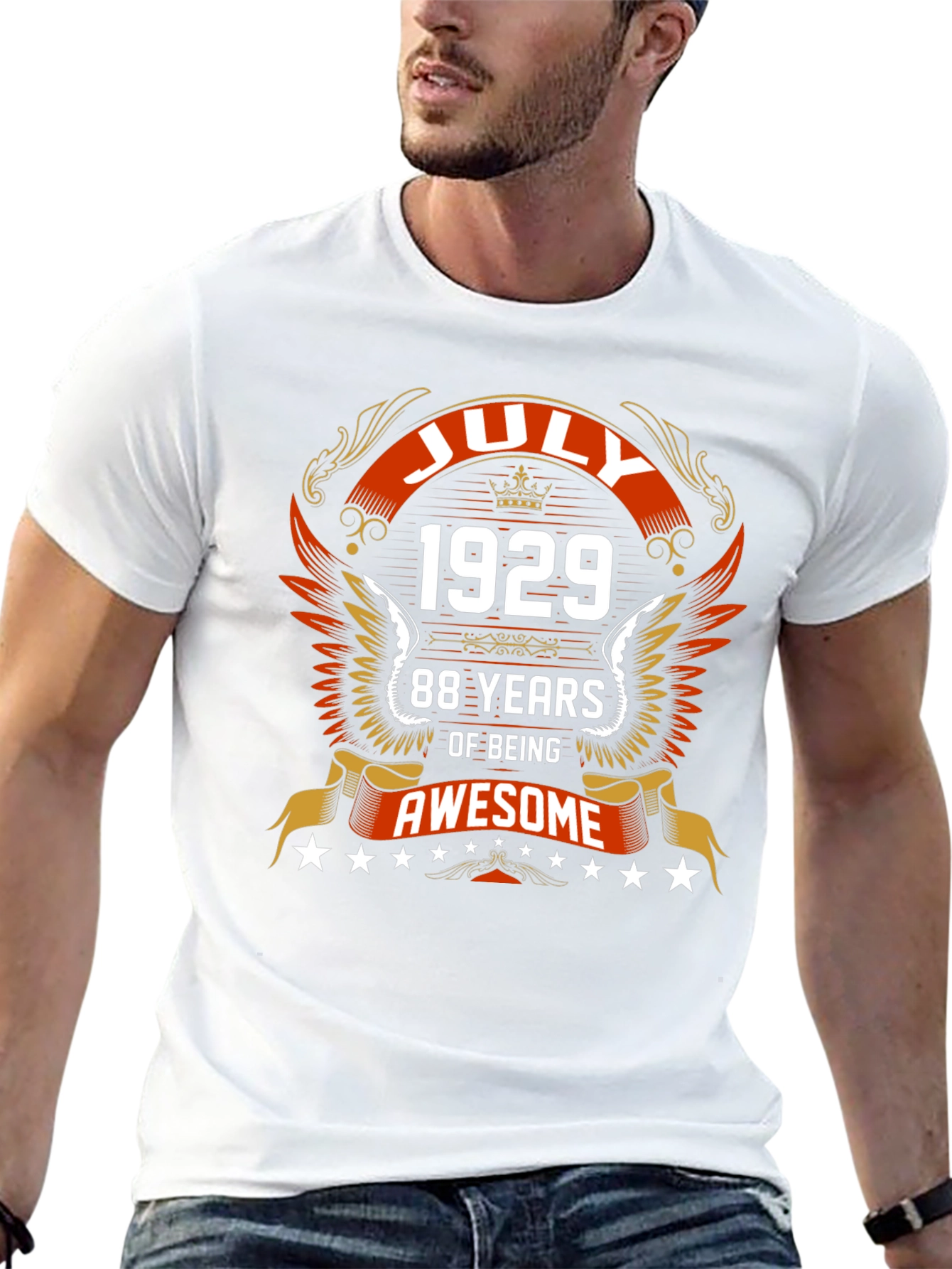 July 1929 Birthday T-Shirt - 88 Years of Awesome!