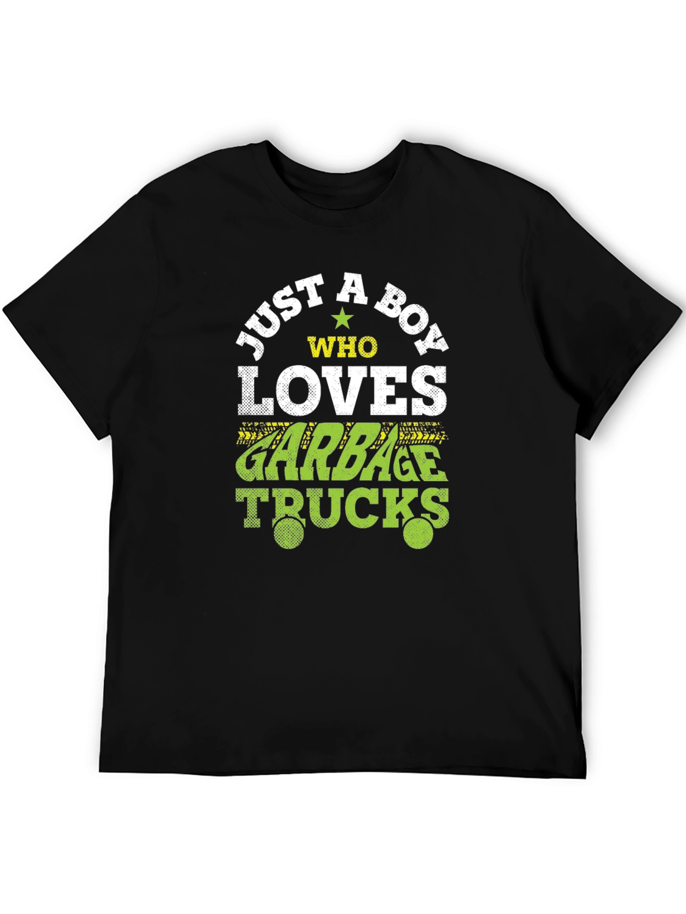 Just A Boy Who Loves Garbage Trucks T-Shirt