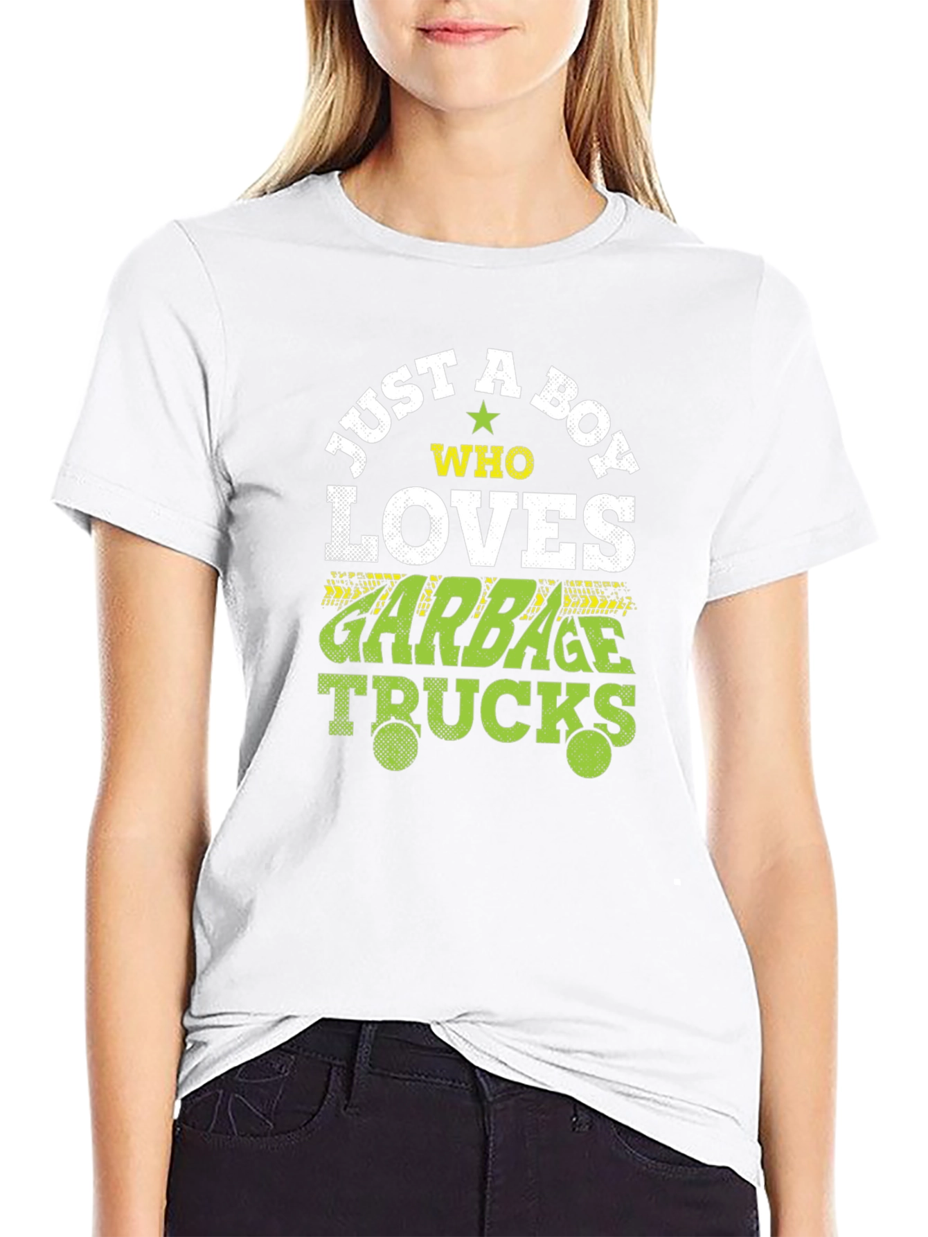 Just A Boy Who Loves Garbage Trucks T-Shirt