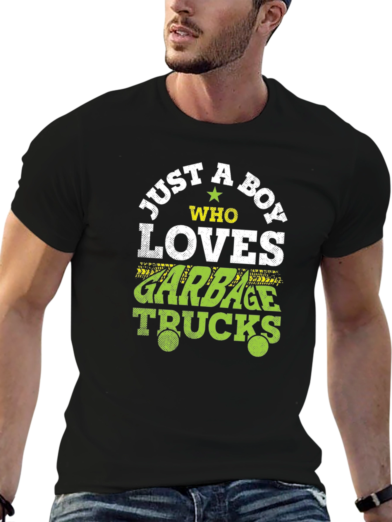 Just A Boy Who Loves Garbage Trucks T-Shirt