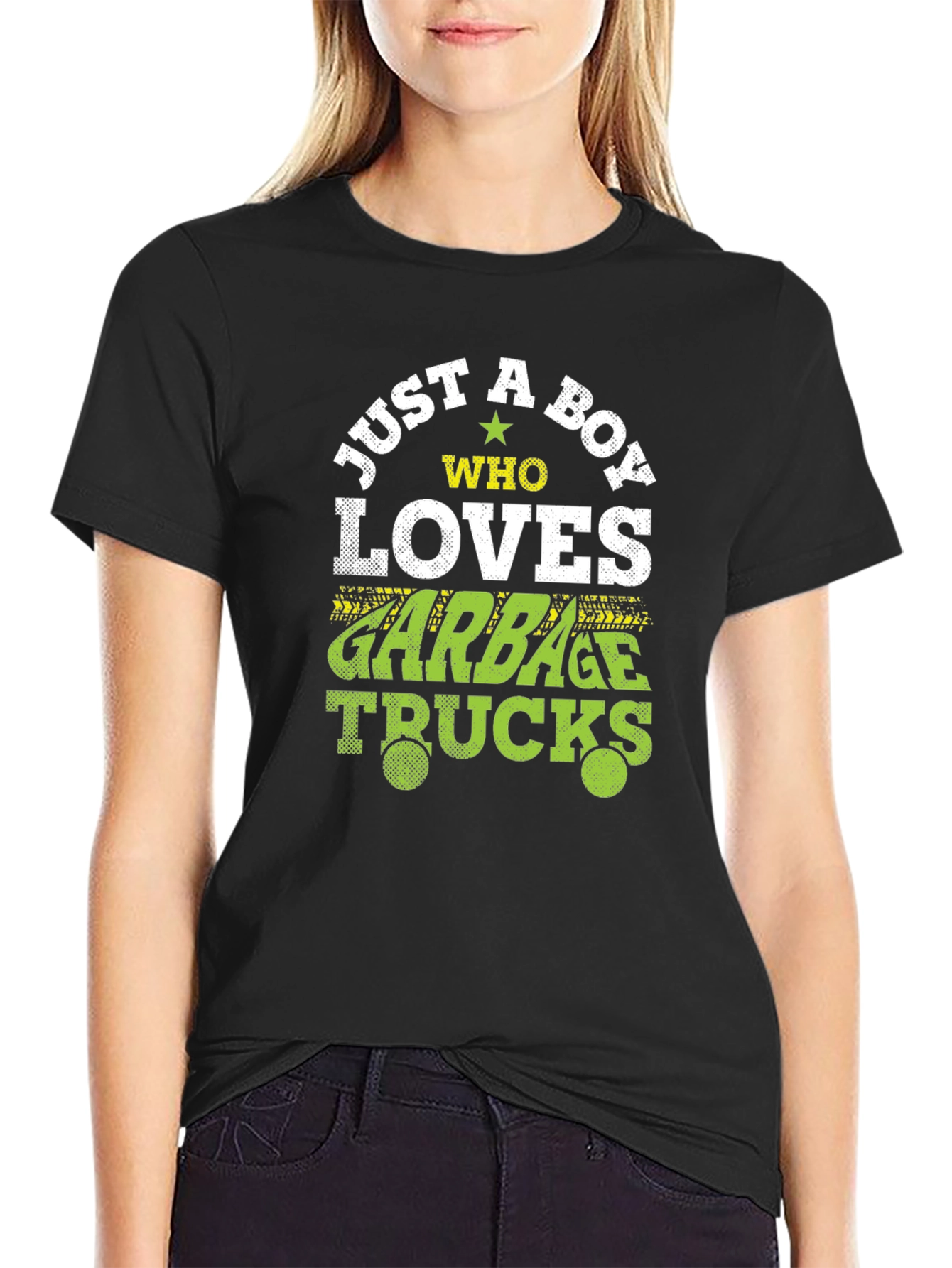 Just A Boy Who Loves Garbage Trucks T-Shirt