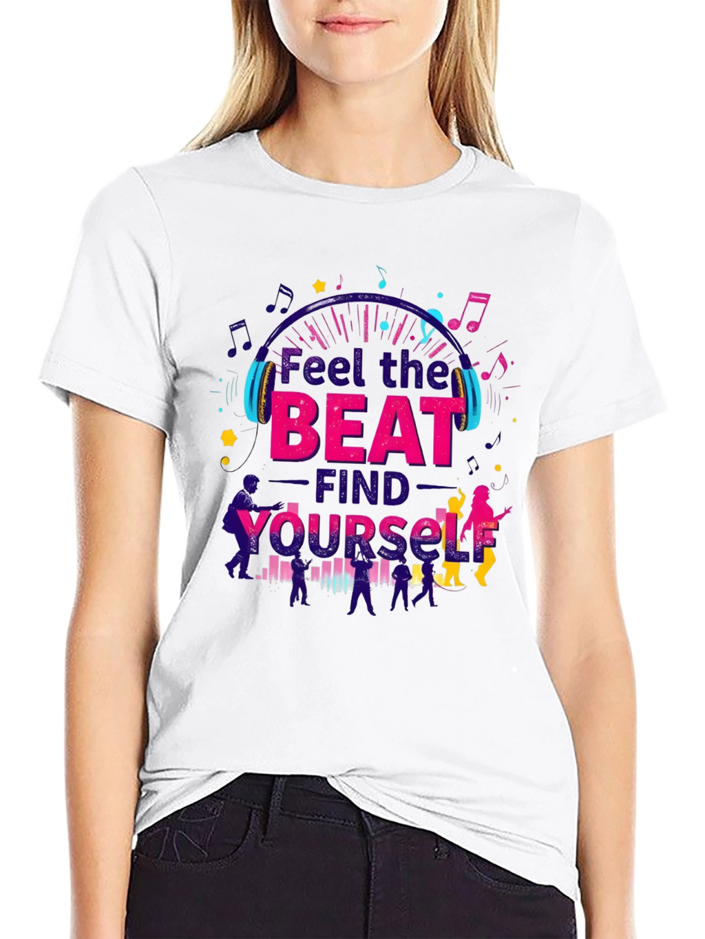 Feel the Beat T-Shirt - Music Lover Tee