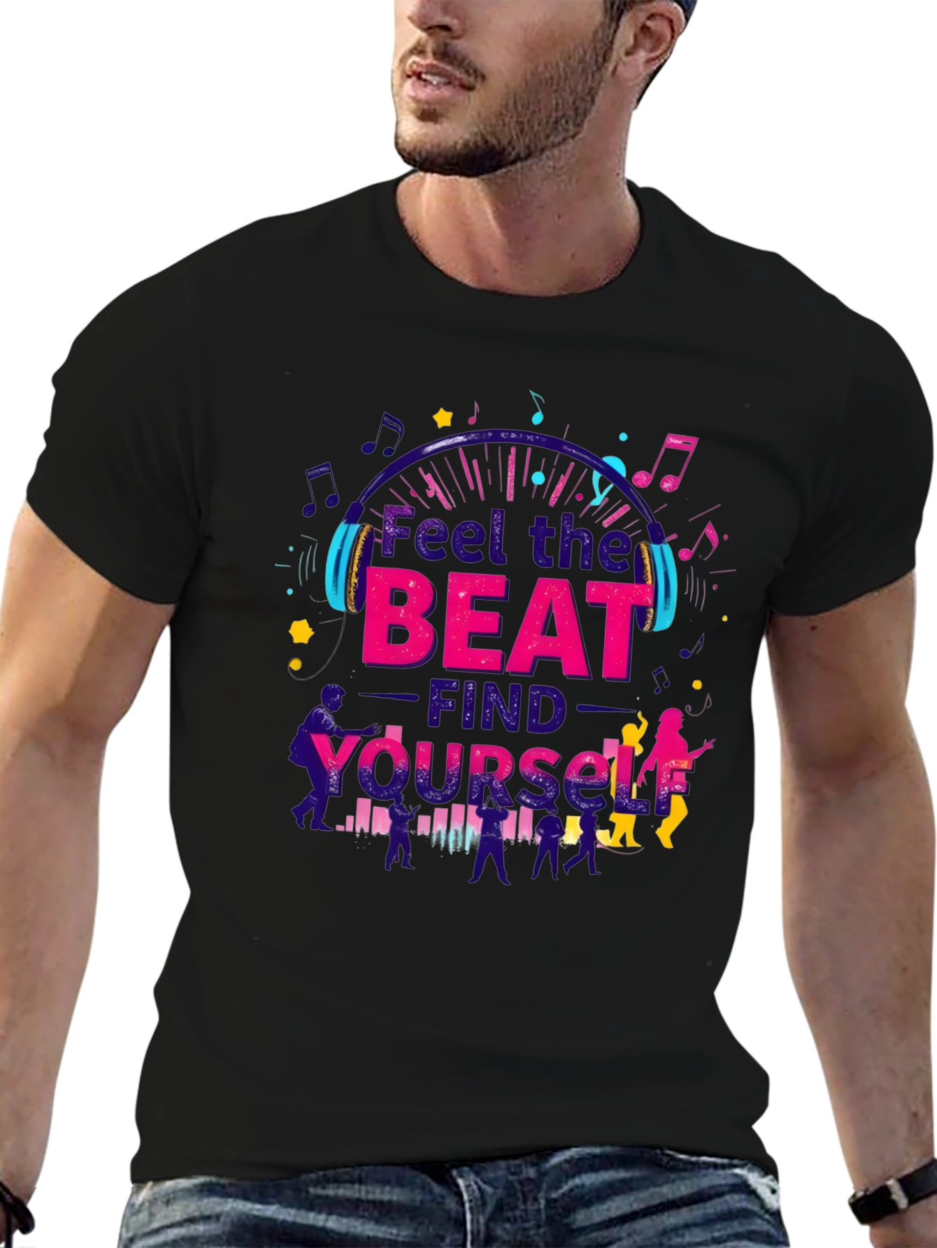 Feel the Beat T-Shirt - Music Lover Tee