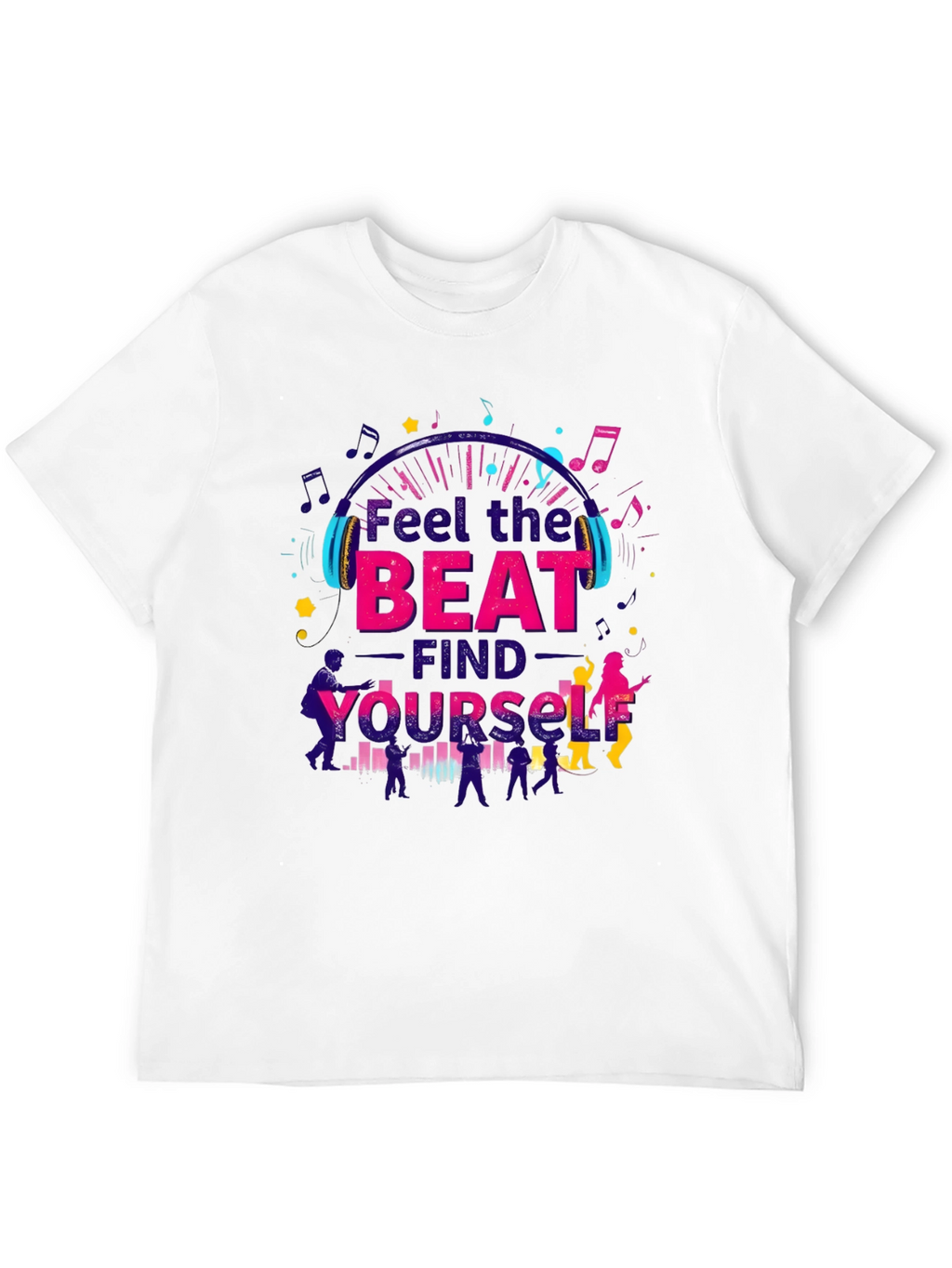 Feel the Beat T-Shirt - Music Lover Tee
