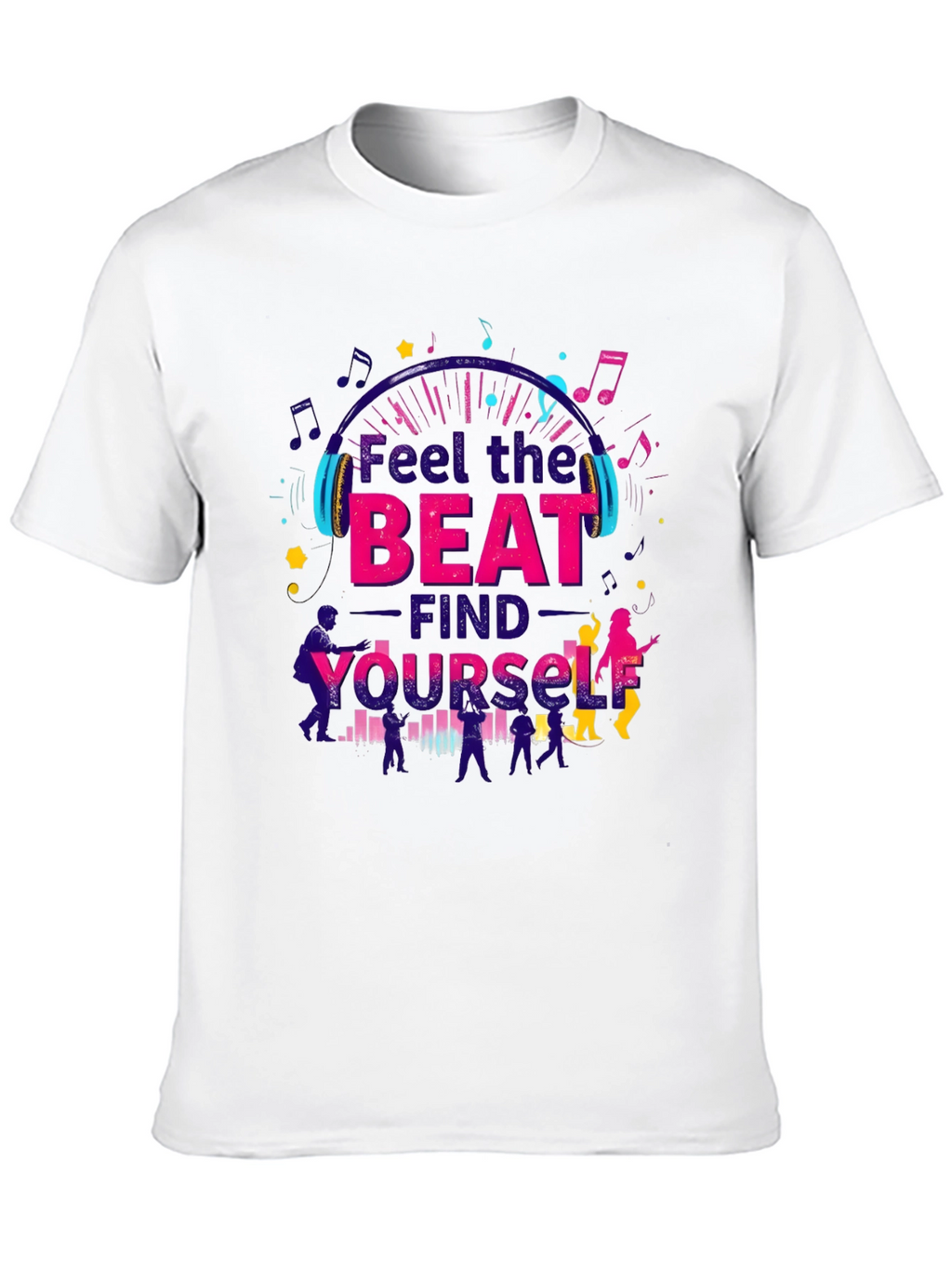 Feel the Beat T-Shirt - Music Lover Tee