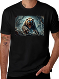 Bear Graphic T-Shirt - History Religion Wildlife