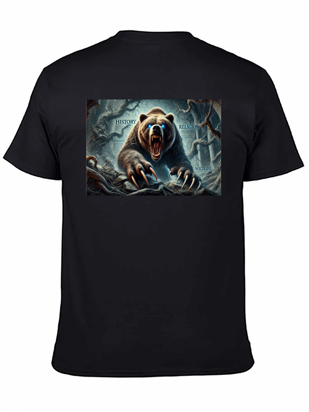 Bear Graphic T-Shirt - History Religion Wildlife