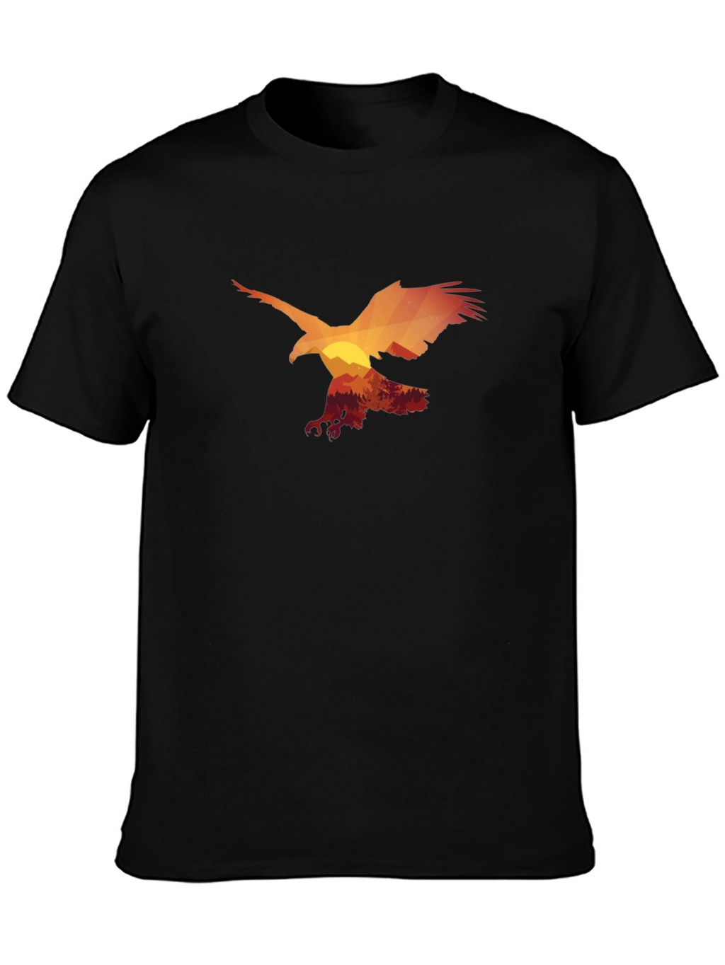 Eagle Silhouette Graphic T-Shirt