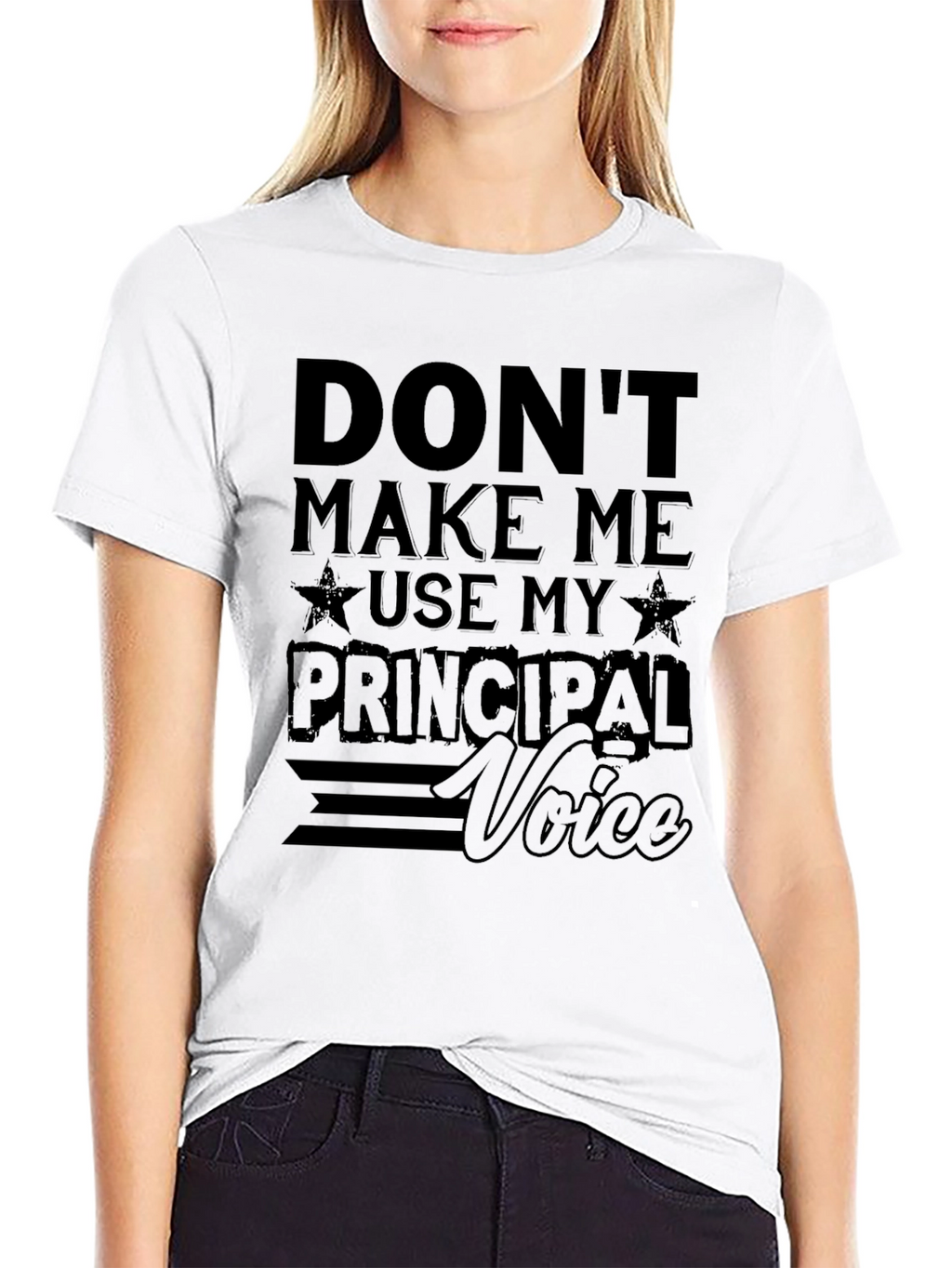 Principal Voice T-Shirt - Funny School Apparel