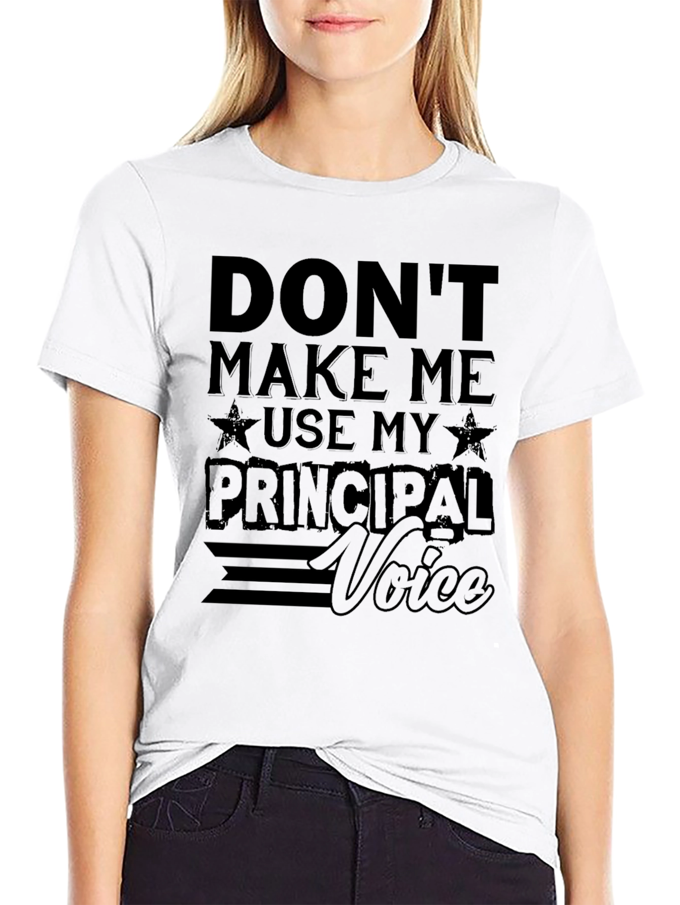 Principal Voice T-Shirt - Funny School Apparel