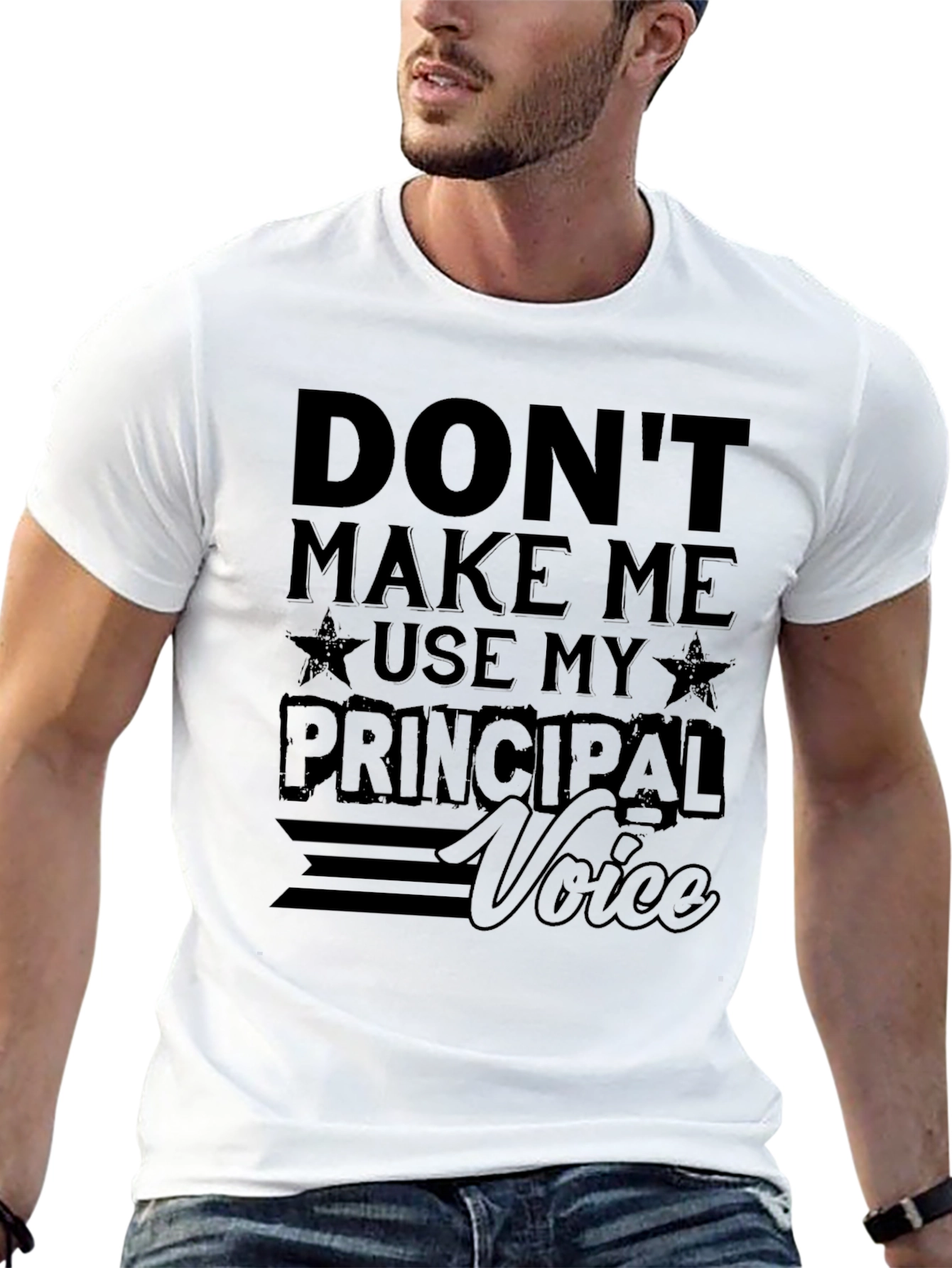 Principal Voice T-Shirt - Funny School Apparel