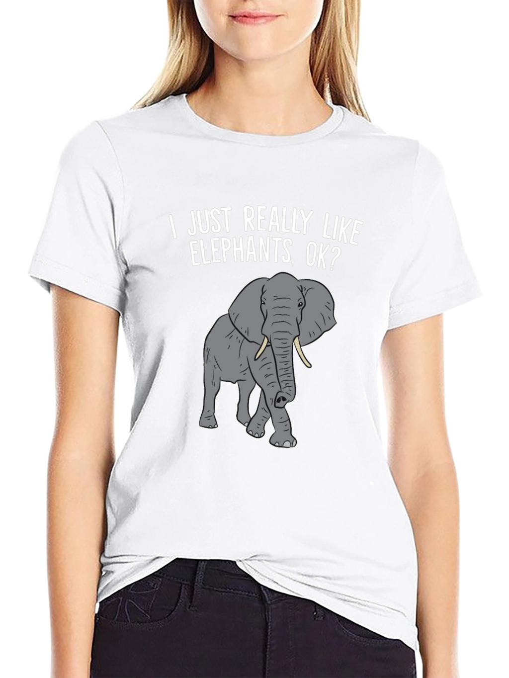 Elephant Lover T-Shirt -  I Just Really Like Elephants