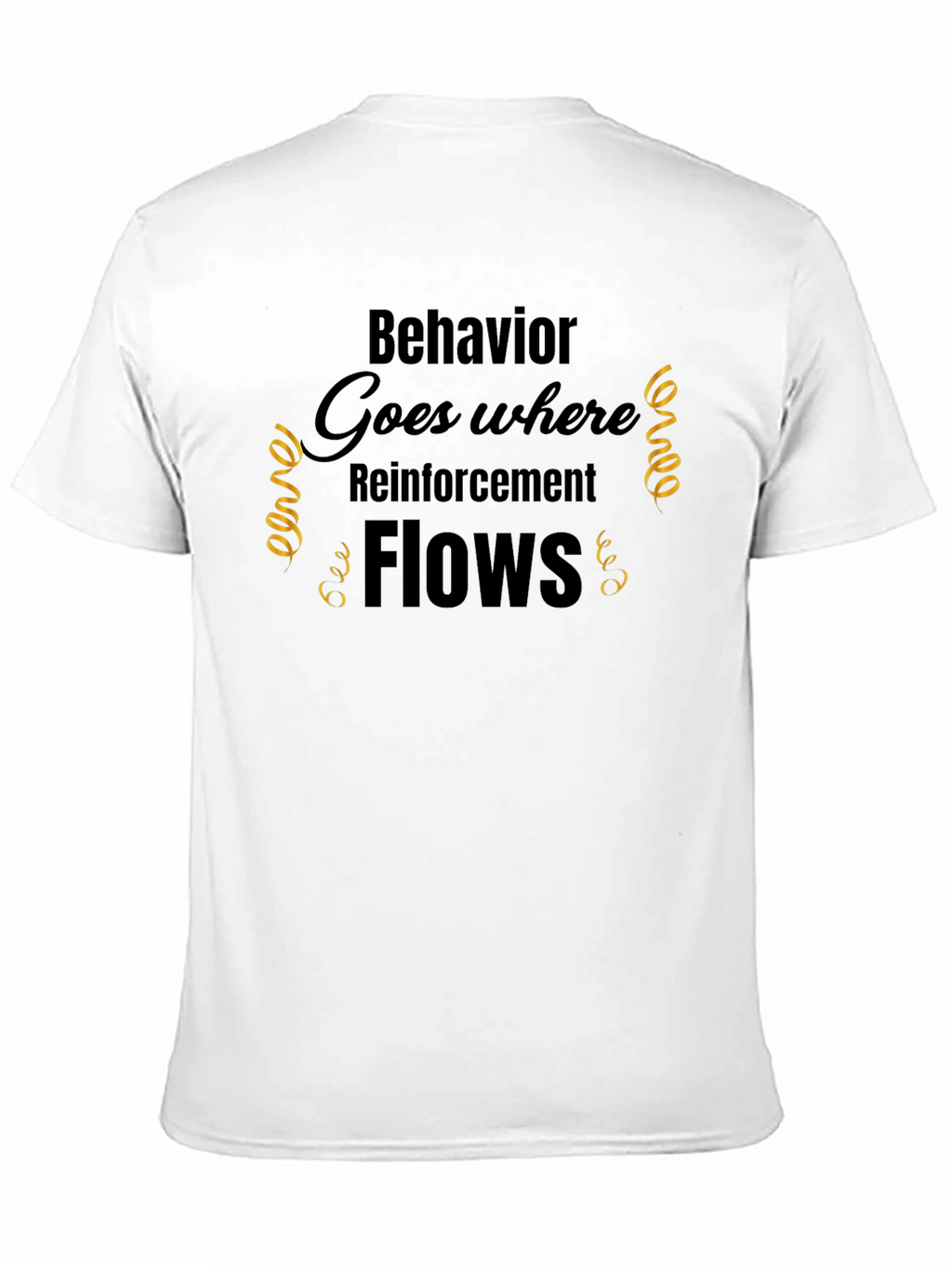 Reinforcement Flows Black Graphic Tee