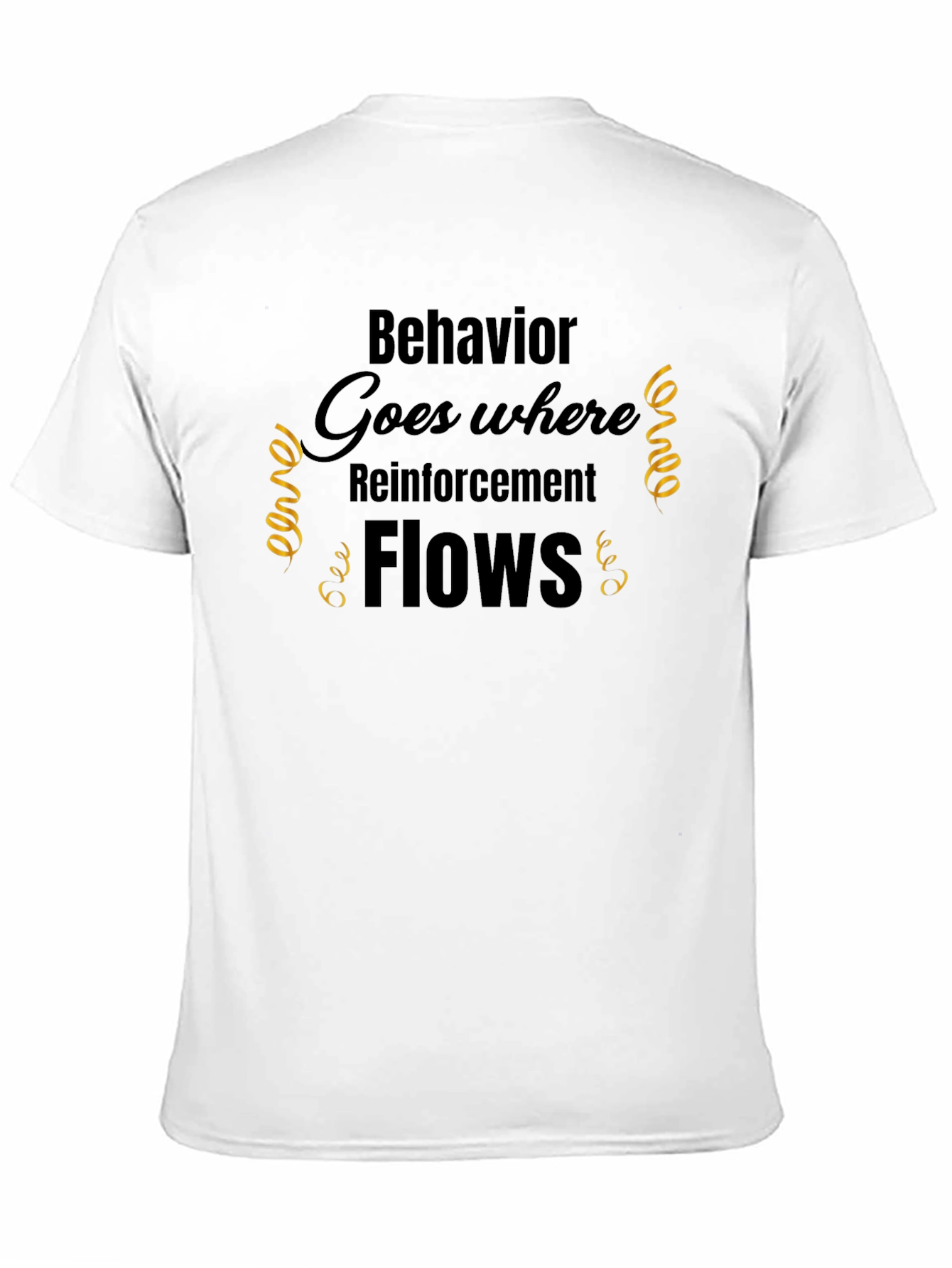 Reinforcement Flows Black Graphic Tee