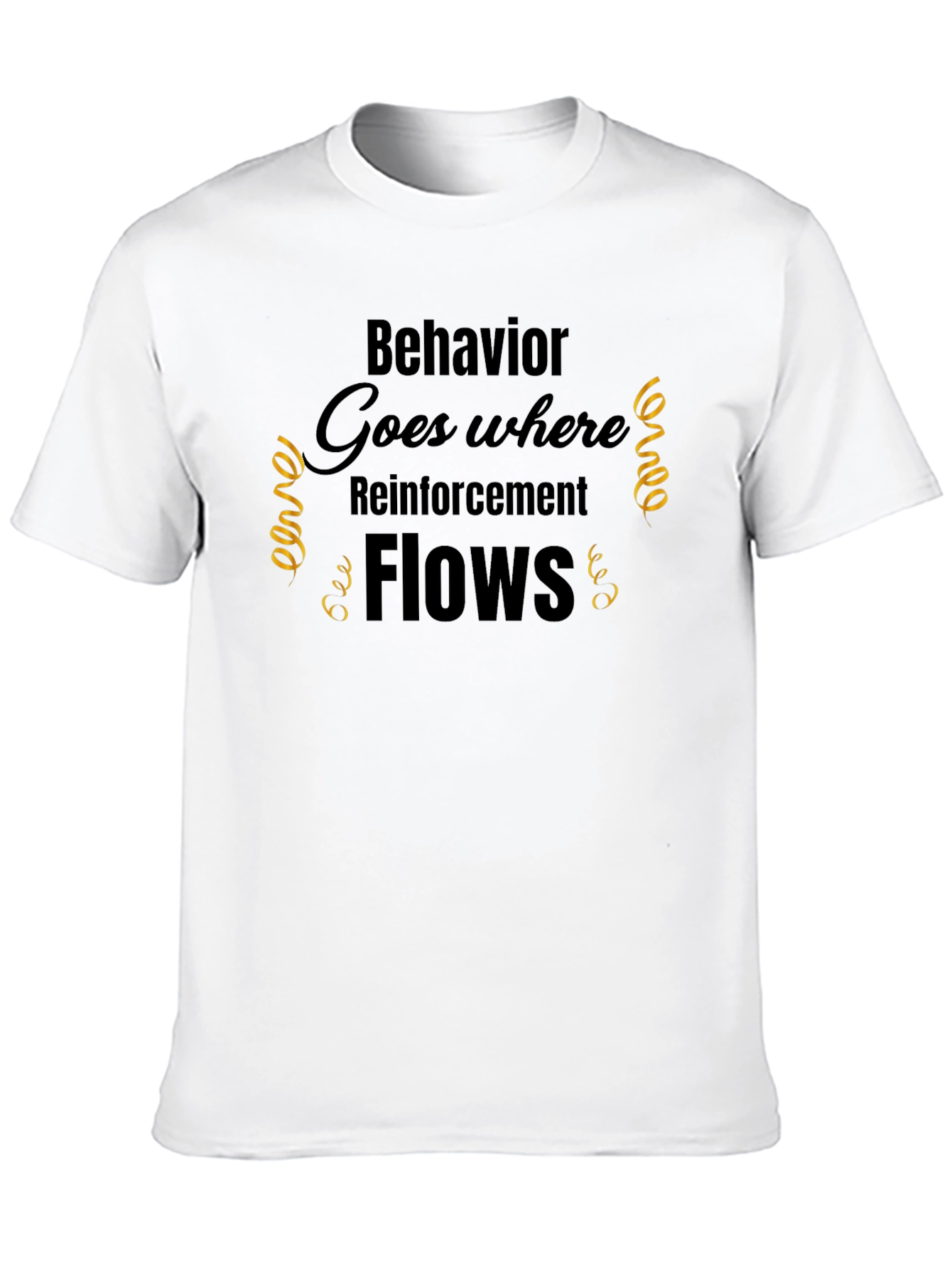 Reinforcement Flows Black Graphic Tee