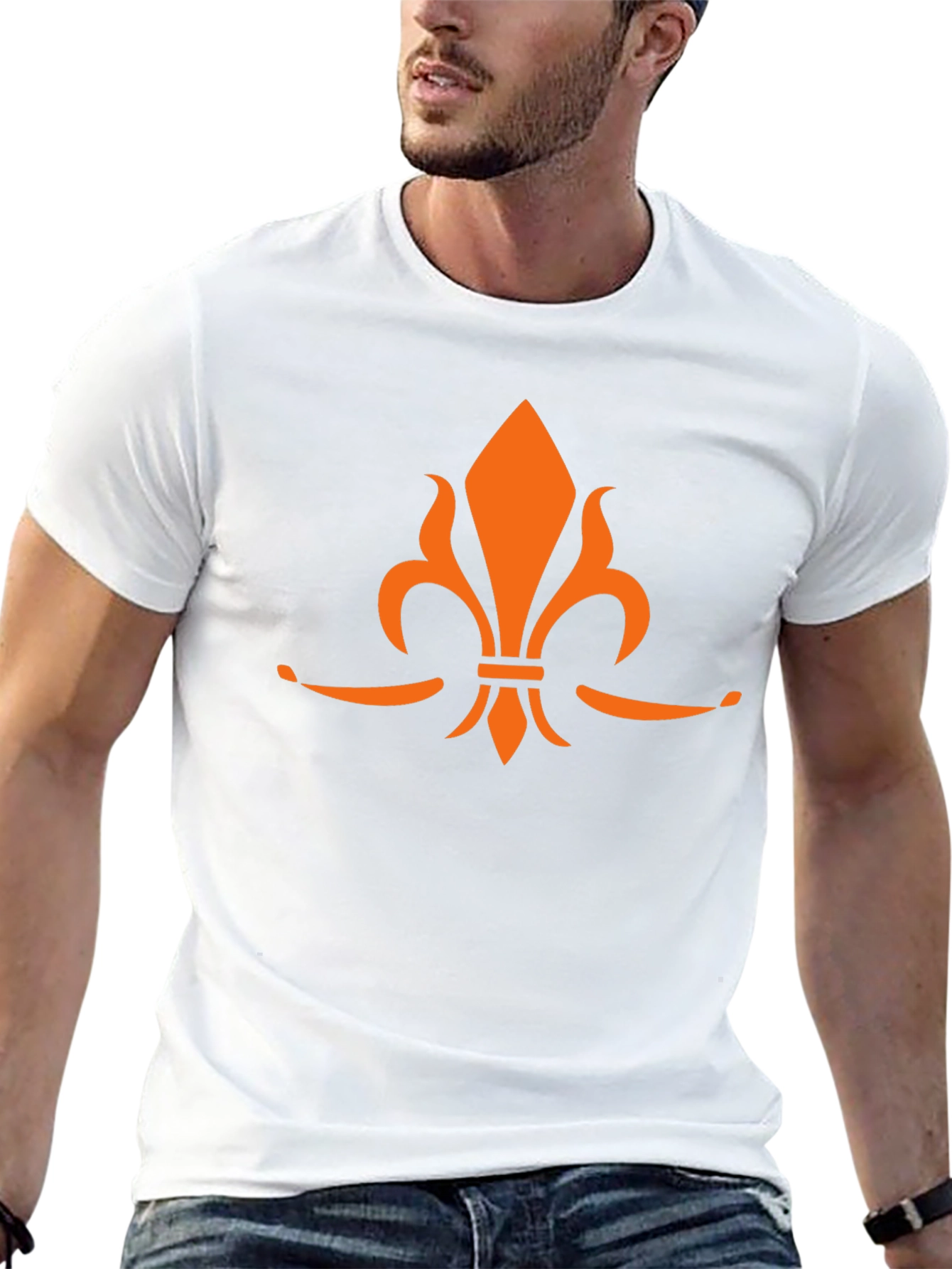 Fleur-de-lis Graphic Black T-Shirt