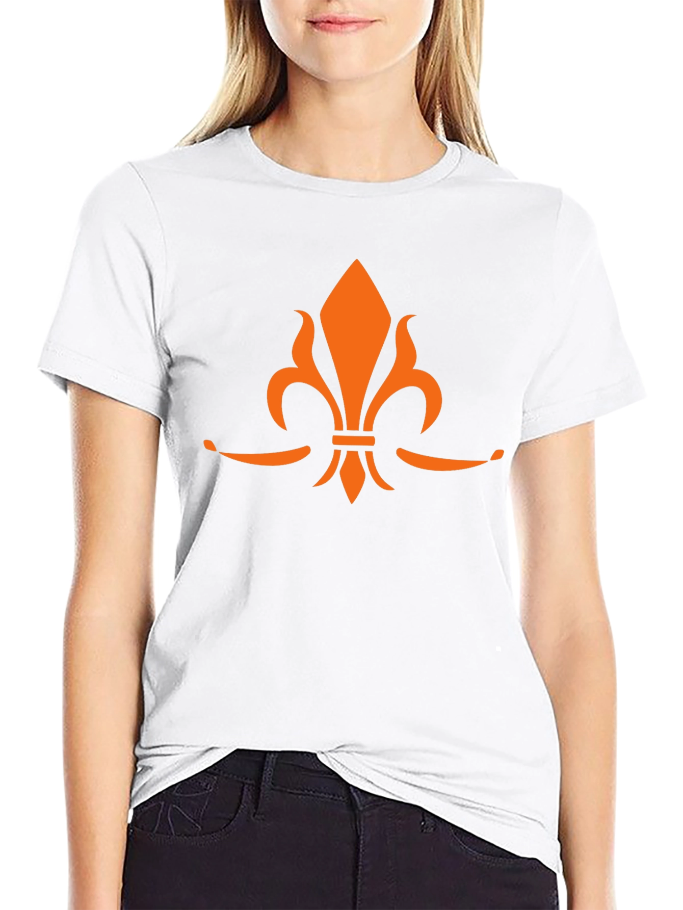 Fleur-de-lis Graphic Black T-Shirt