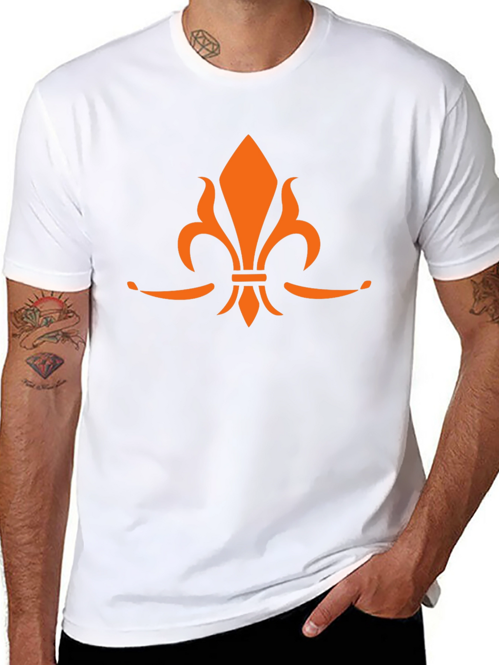 Fleur-de-lis Graphic Black T-Shirt