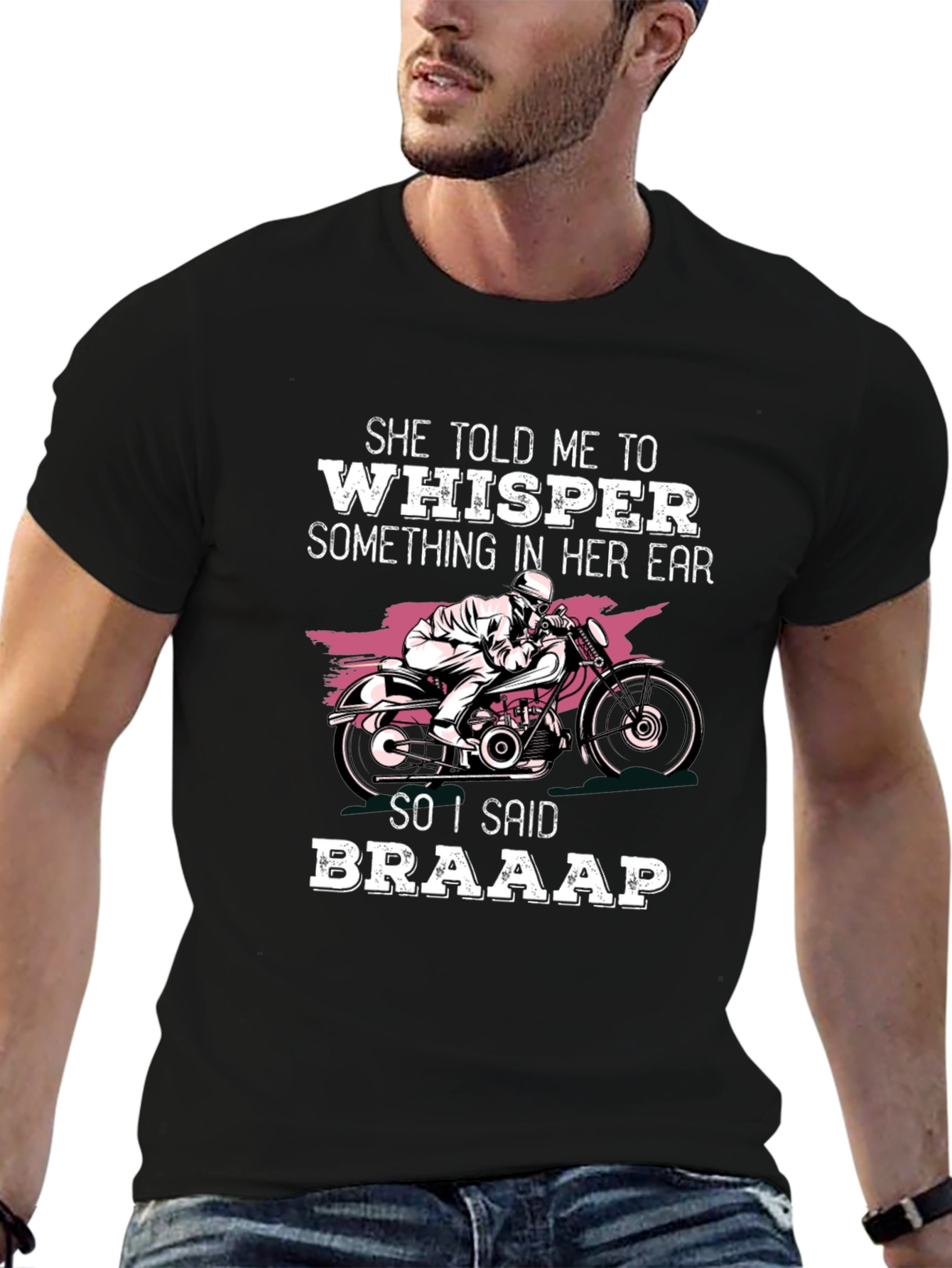 Braaap Motorcycle T-Shirt - Ride On!