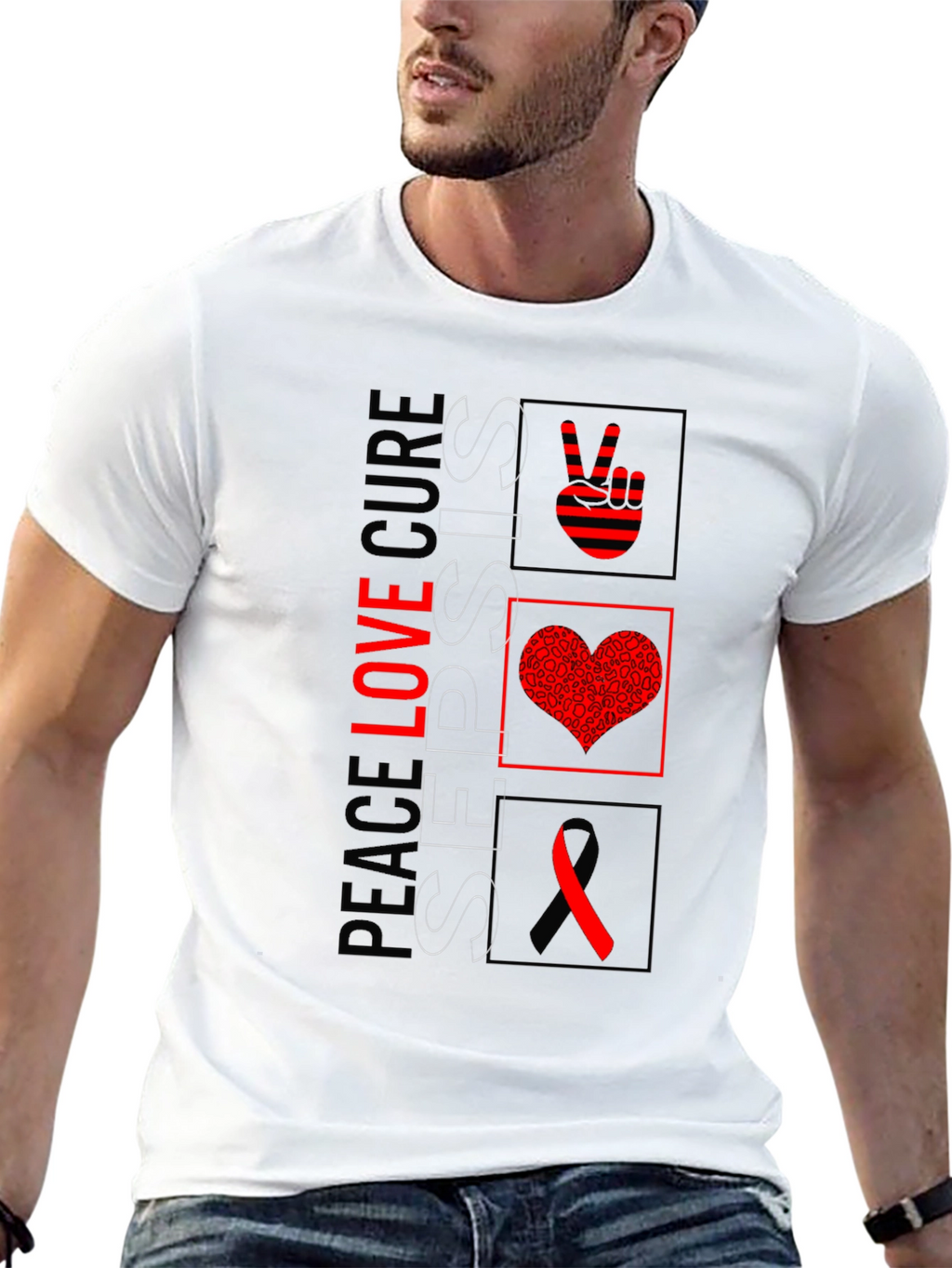 Peace Love Cure Sepsis T-Shirt