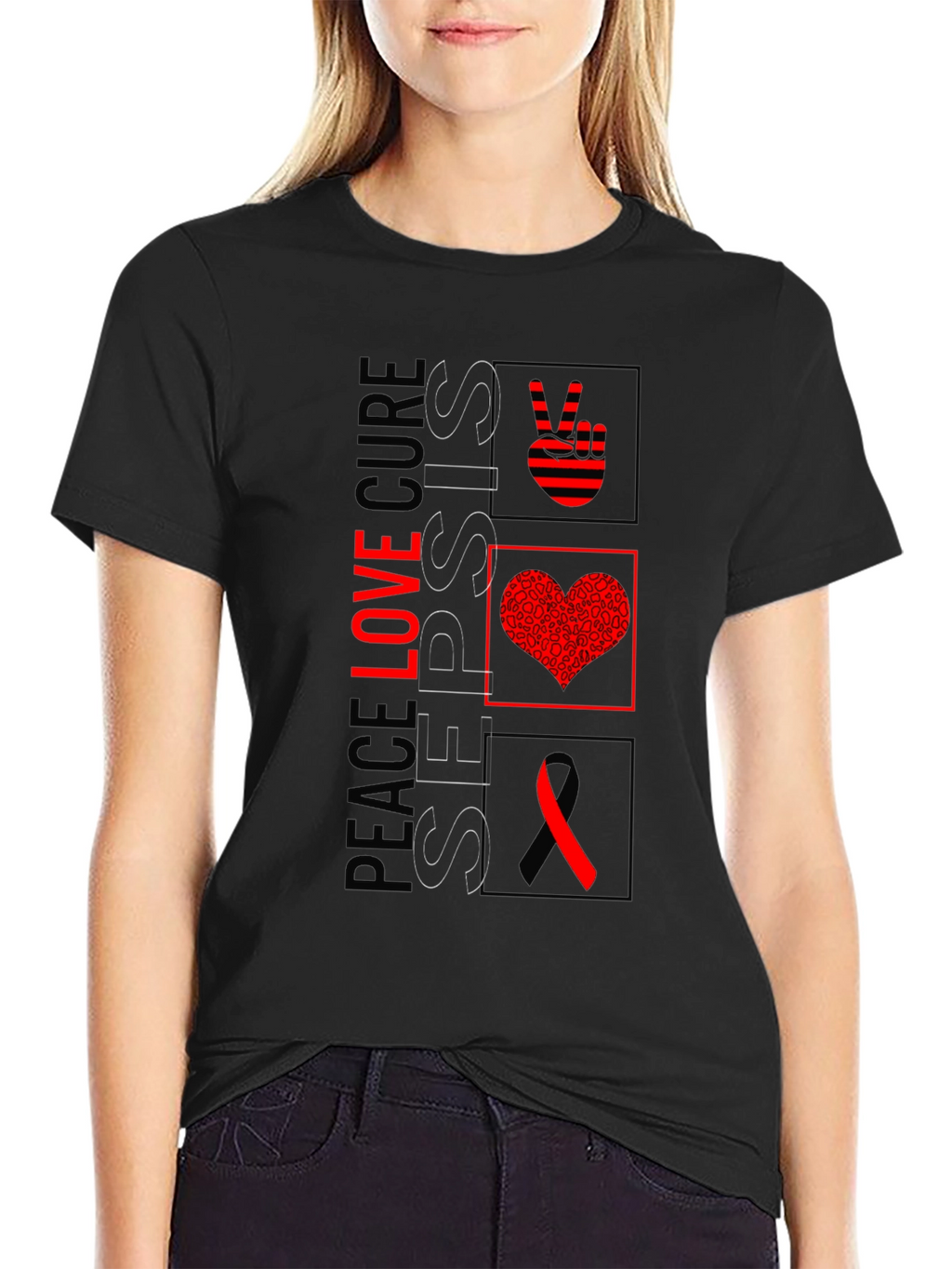 Peace Love Cure Sepsis T-Shirt