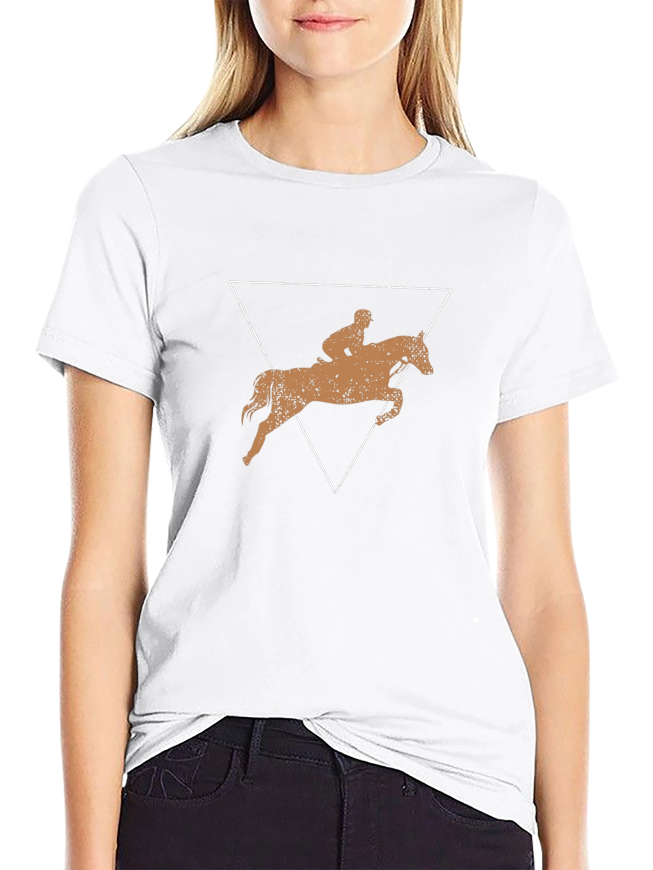 Equestrian Triangle Tee - Horseback Riding Shirt