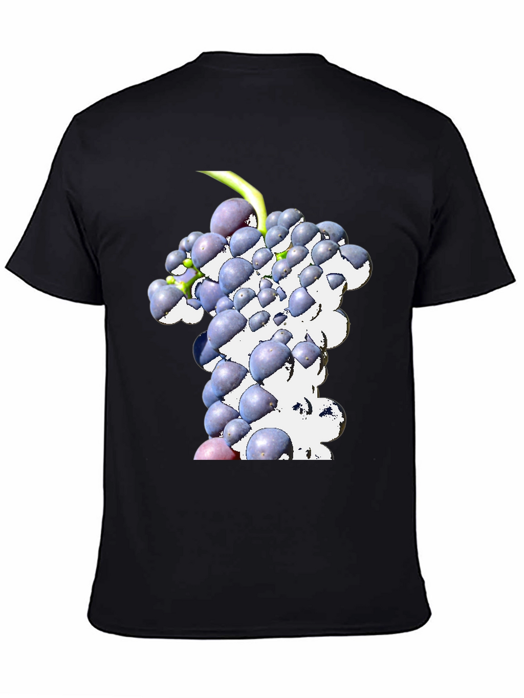 Grapes Graphic Tee - Black Casual Shirt