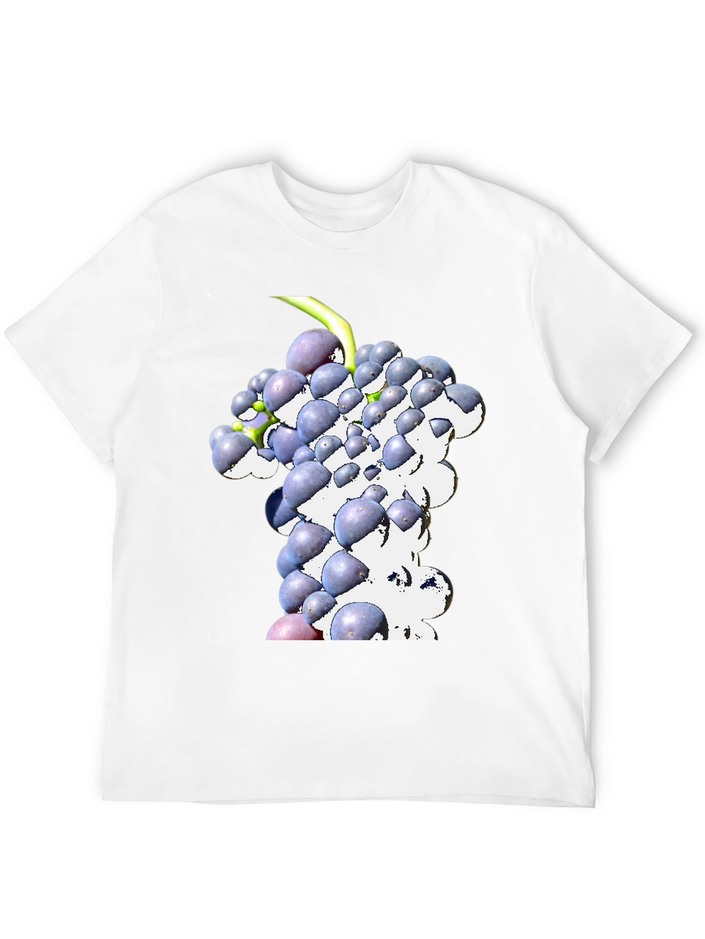Grapes Graphic Tee - Black Casual Shirt