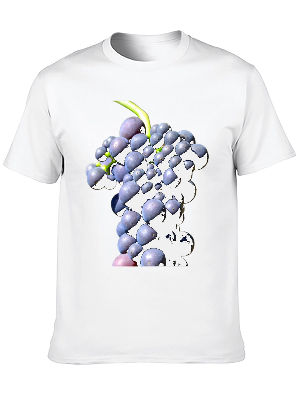 Grapes Graphic Tee - Black Casual Shirt