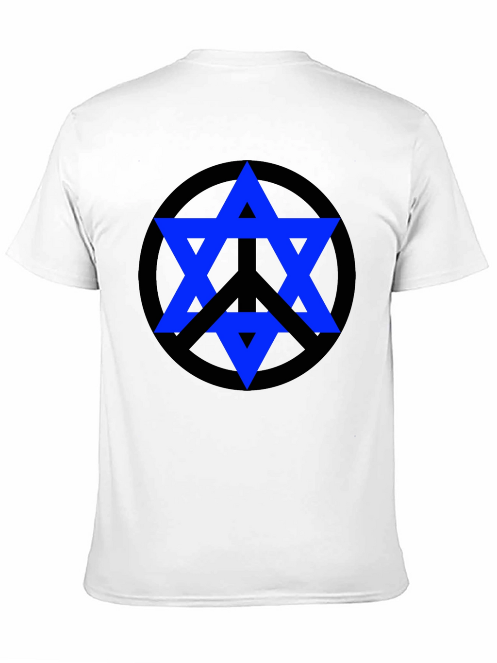 Peace Star Tee - Geometric Graphic Print T-Shirt