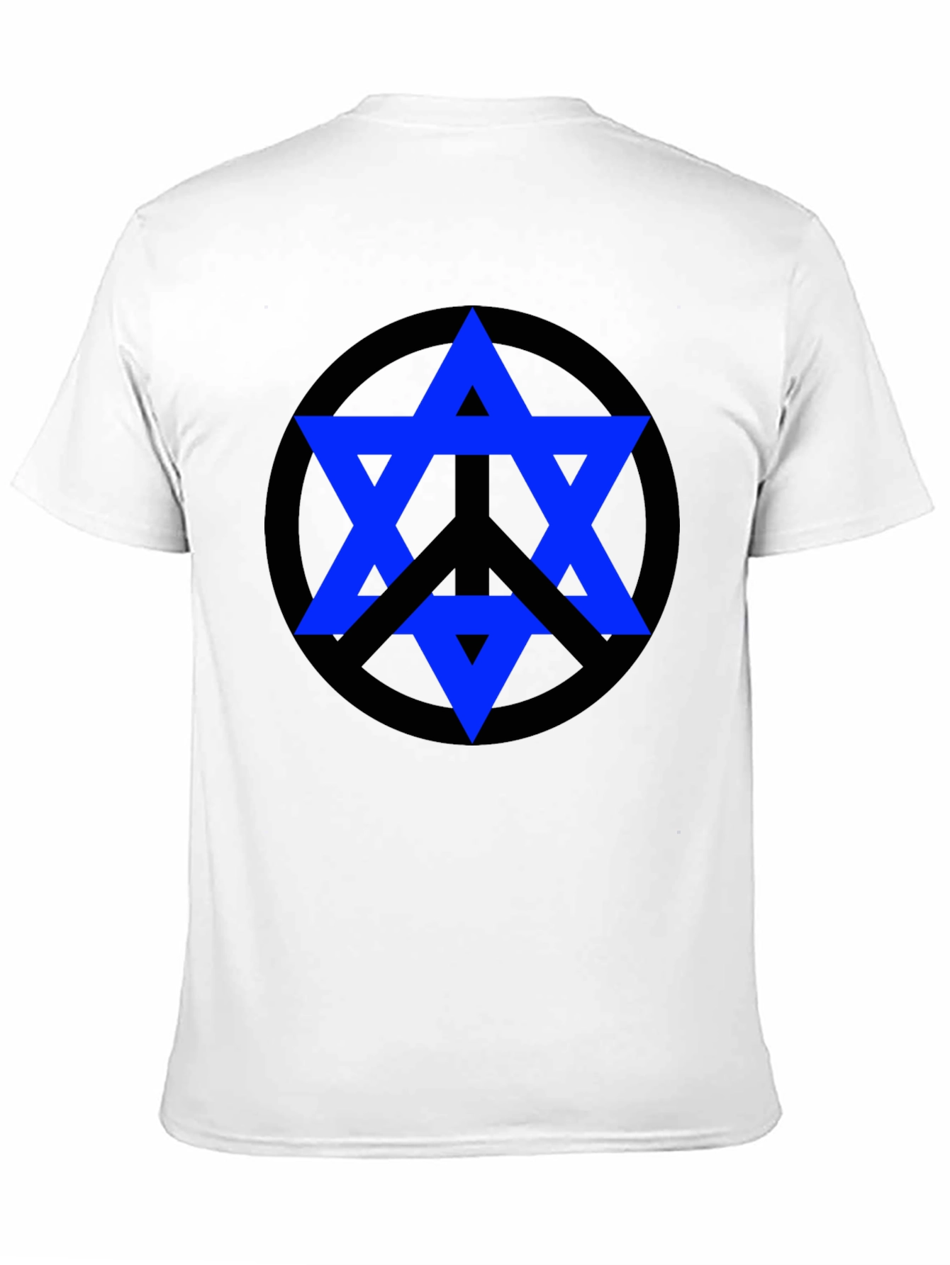 Peace Star Tee - Geometric Graphic Print T-Shirt