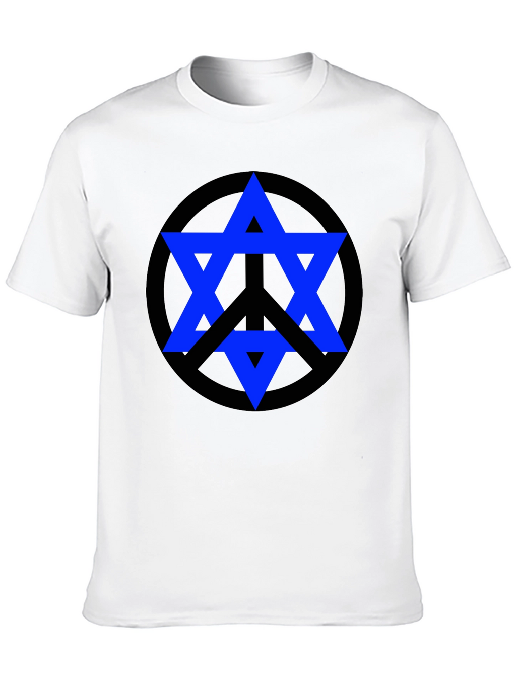 Peace Star Tee - Geometric Graphic Print T-Shirt