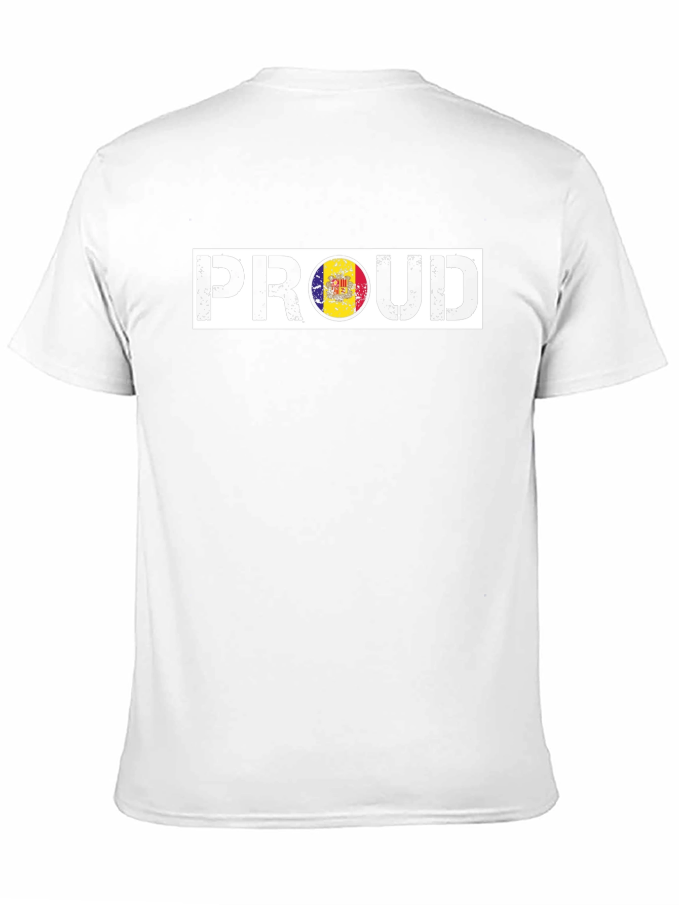 Proud Andorra Flag Graphic T-Shirt