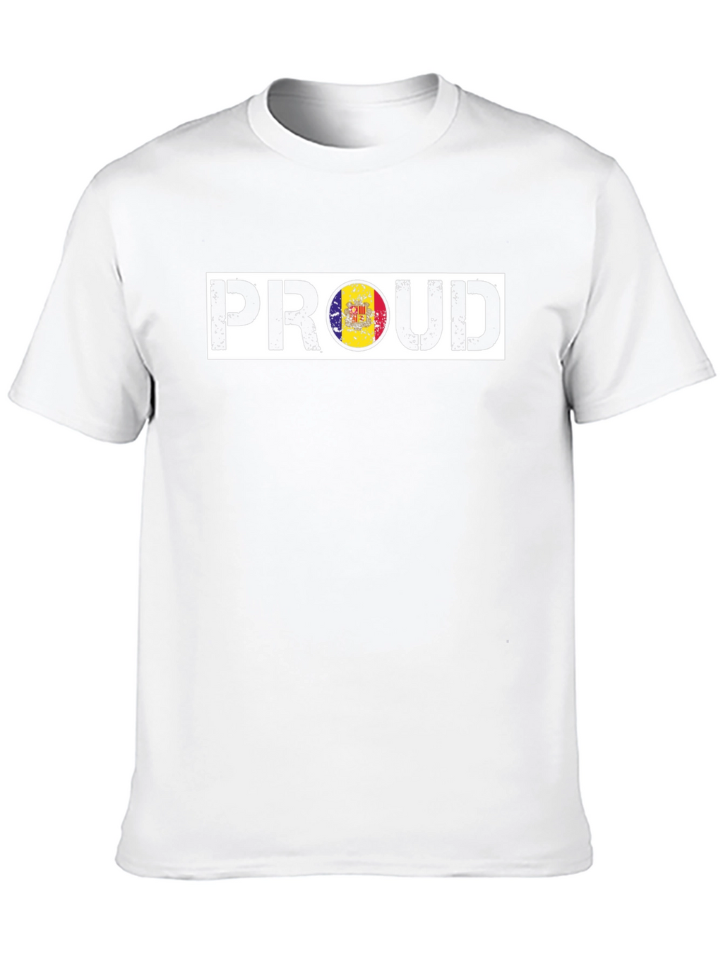 Proud Andorra Flag Graphic T-Shirt