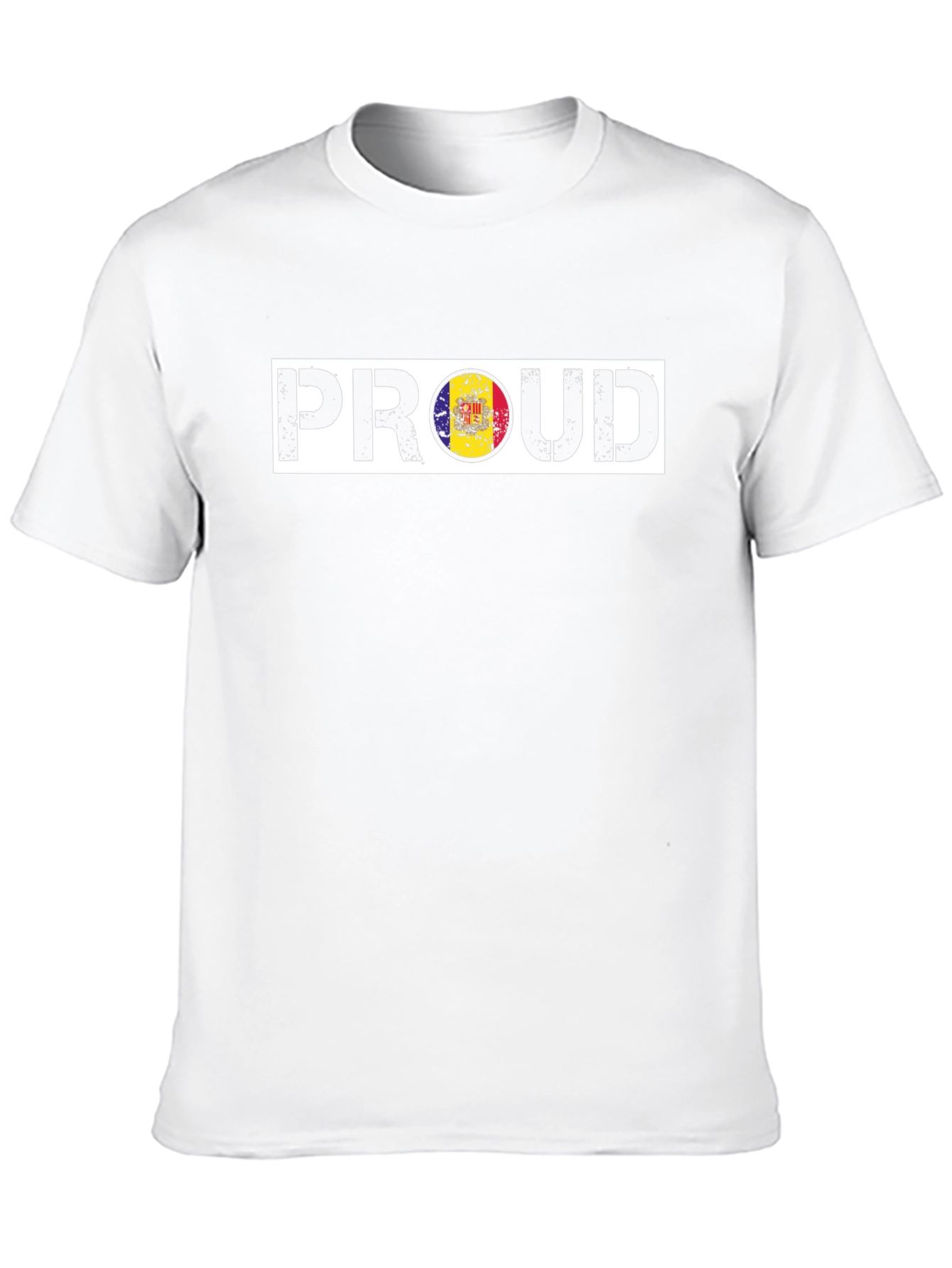 Proud Andorra Flag Graphic T-Shirt