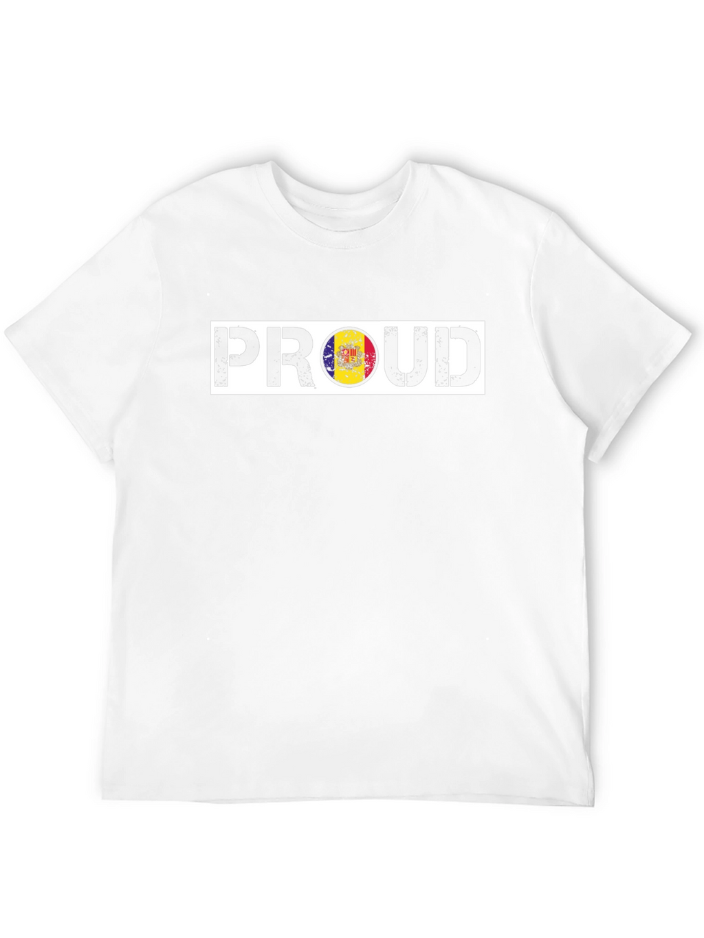 Proud Andorra Flag Graphic T-Shirt