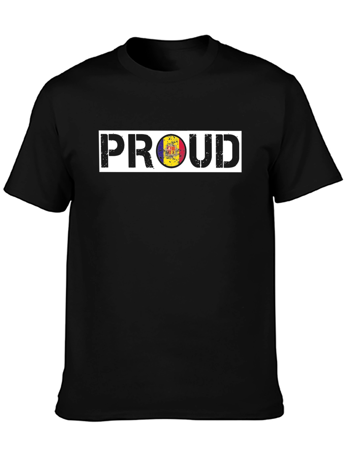 Proud Andorra Flag Graphic T-Shirt