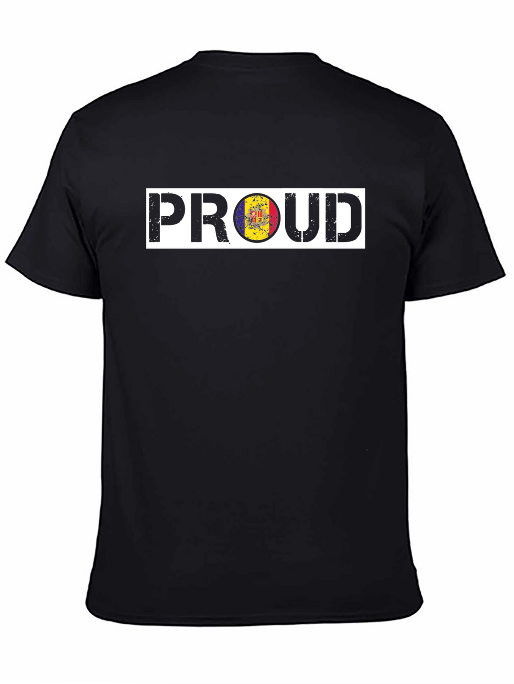 Proud Andorra Flag Graphic T-Shirt