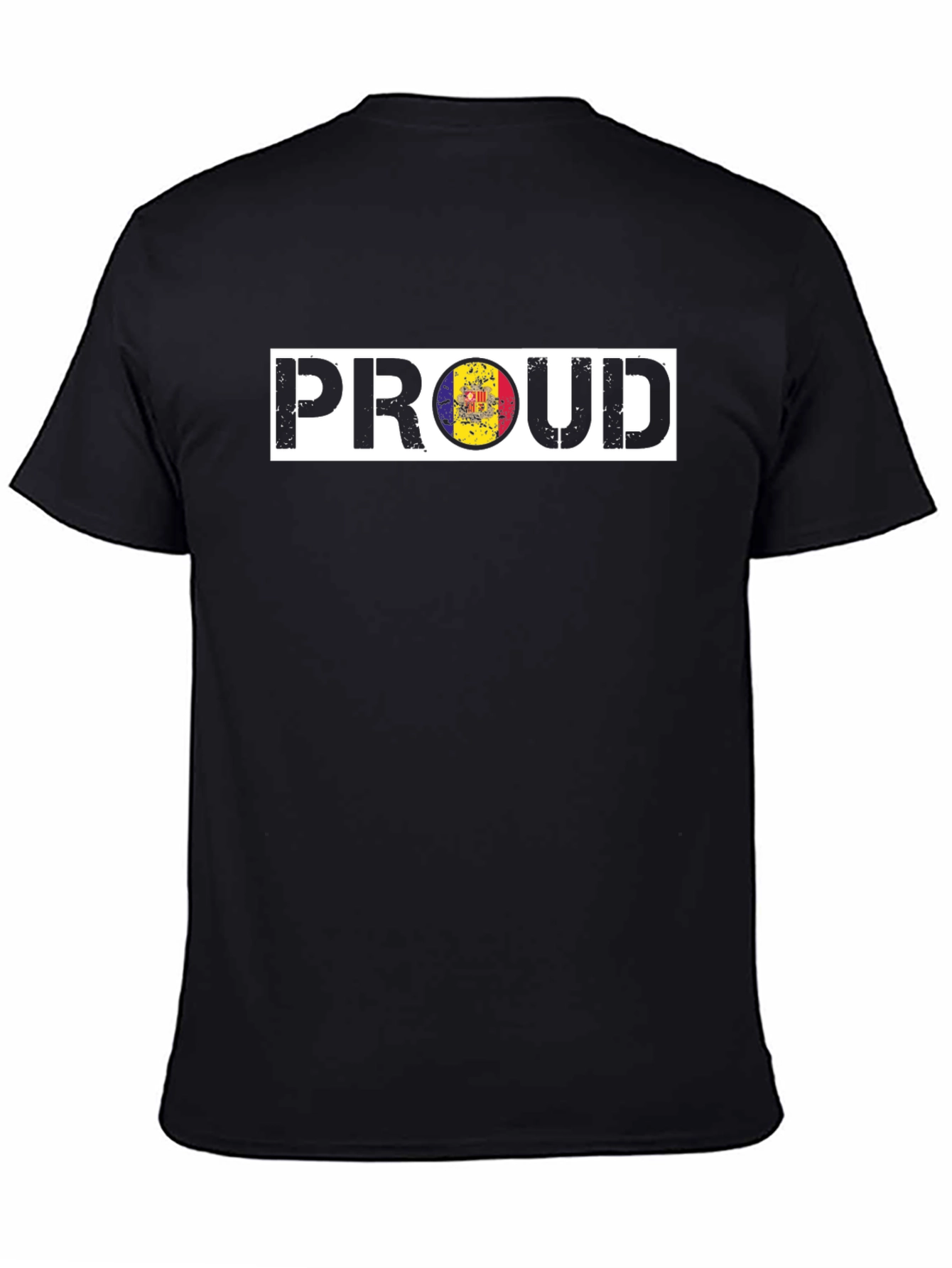 Proud Andorra Flag Graphic T-Shirt