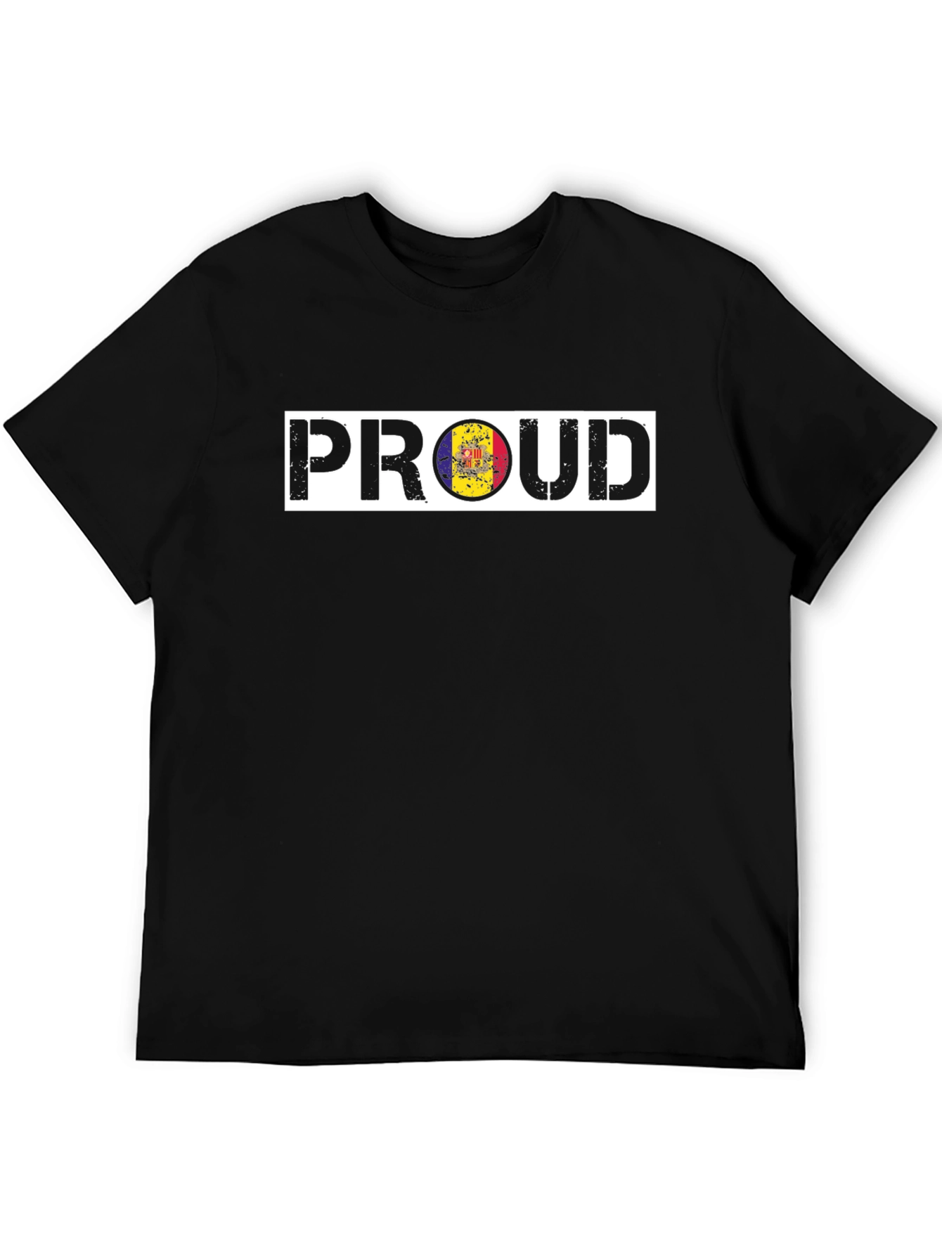 Proud Andorra Flag Graphic T-Shirt