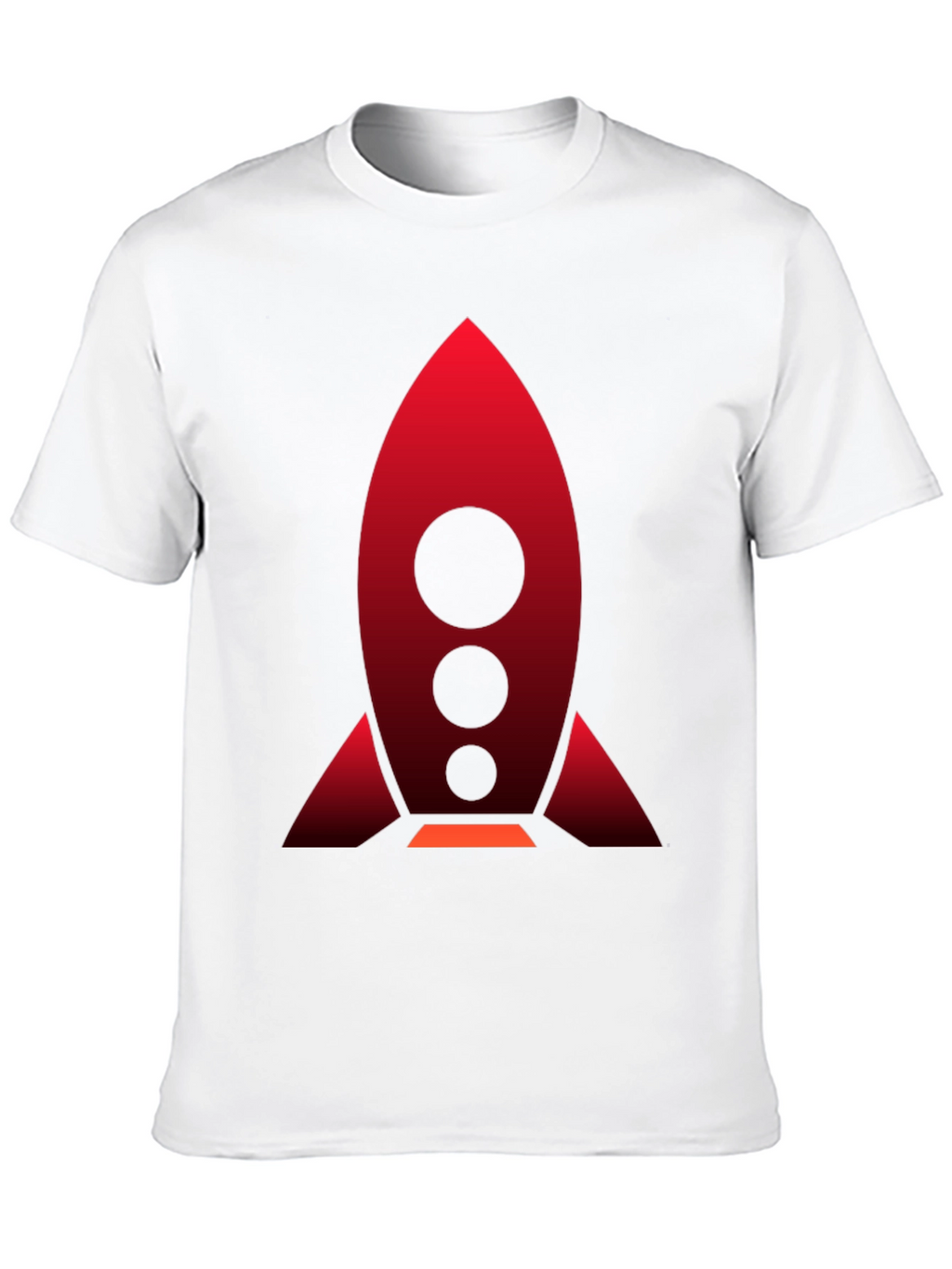 Rocket Graphic Black T-Shirt | Bold Space Design